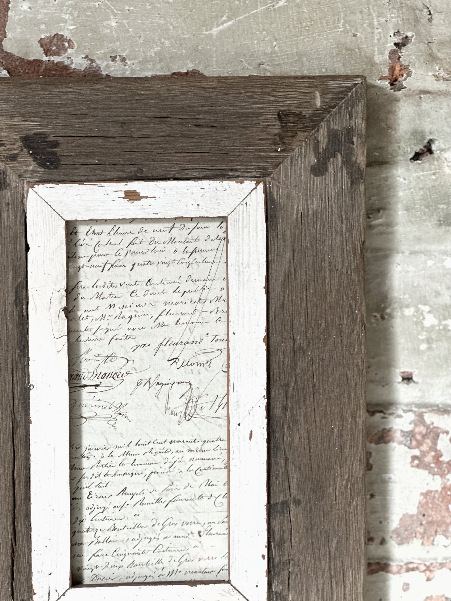 Recycled Wooden Frame by Luna Design A6 Tall B