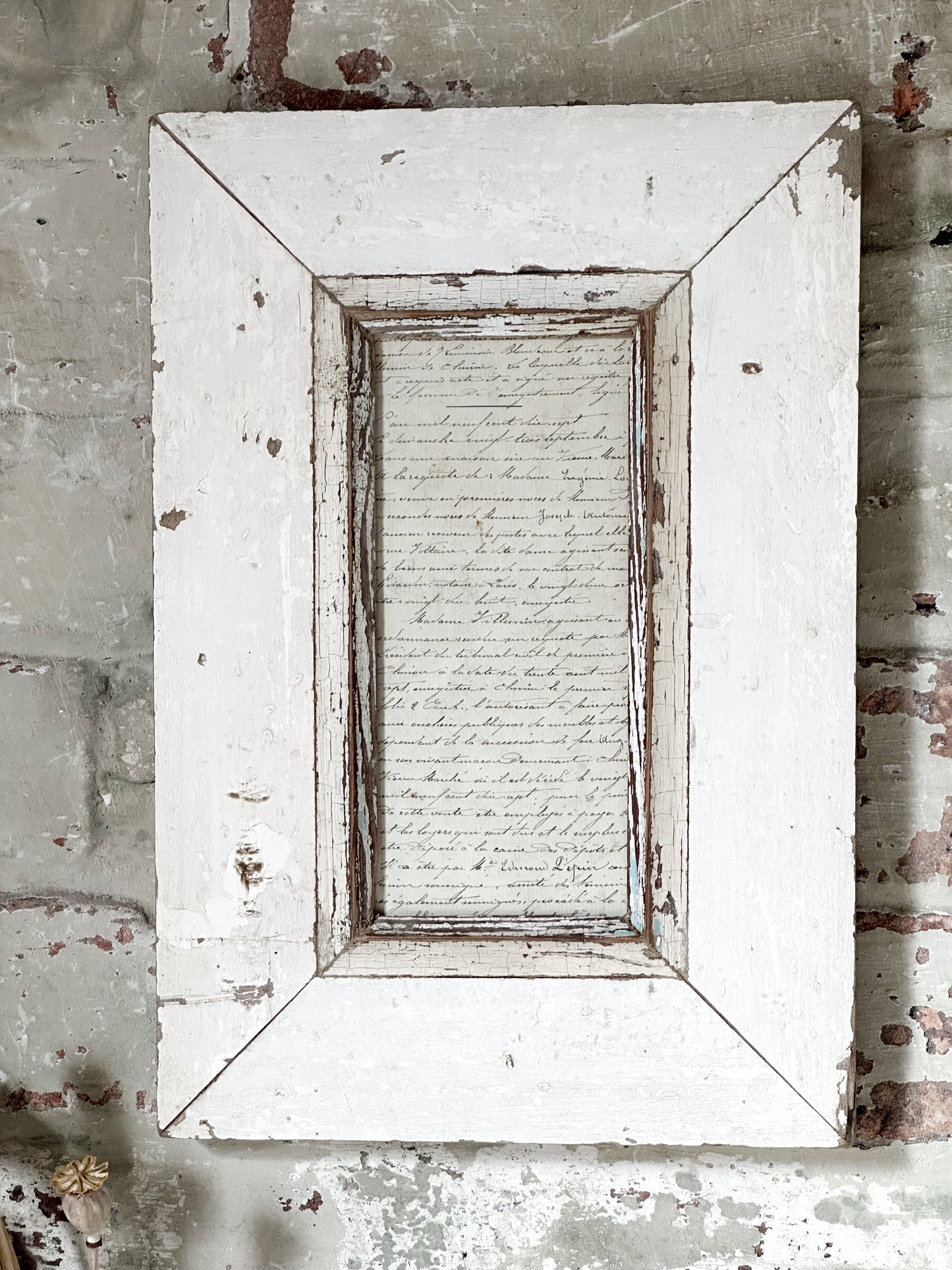 Recycled Wooden Frame by Luna Design A6 Tall G