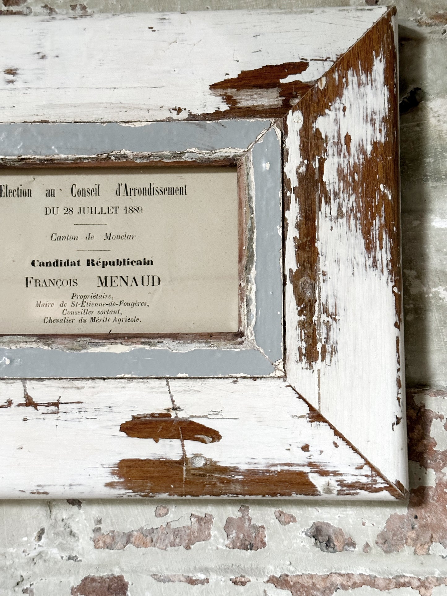 Recycled Wooden Frame by Luna Design A6 Rectangle G