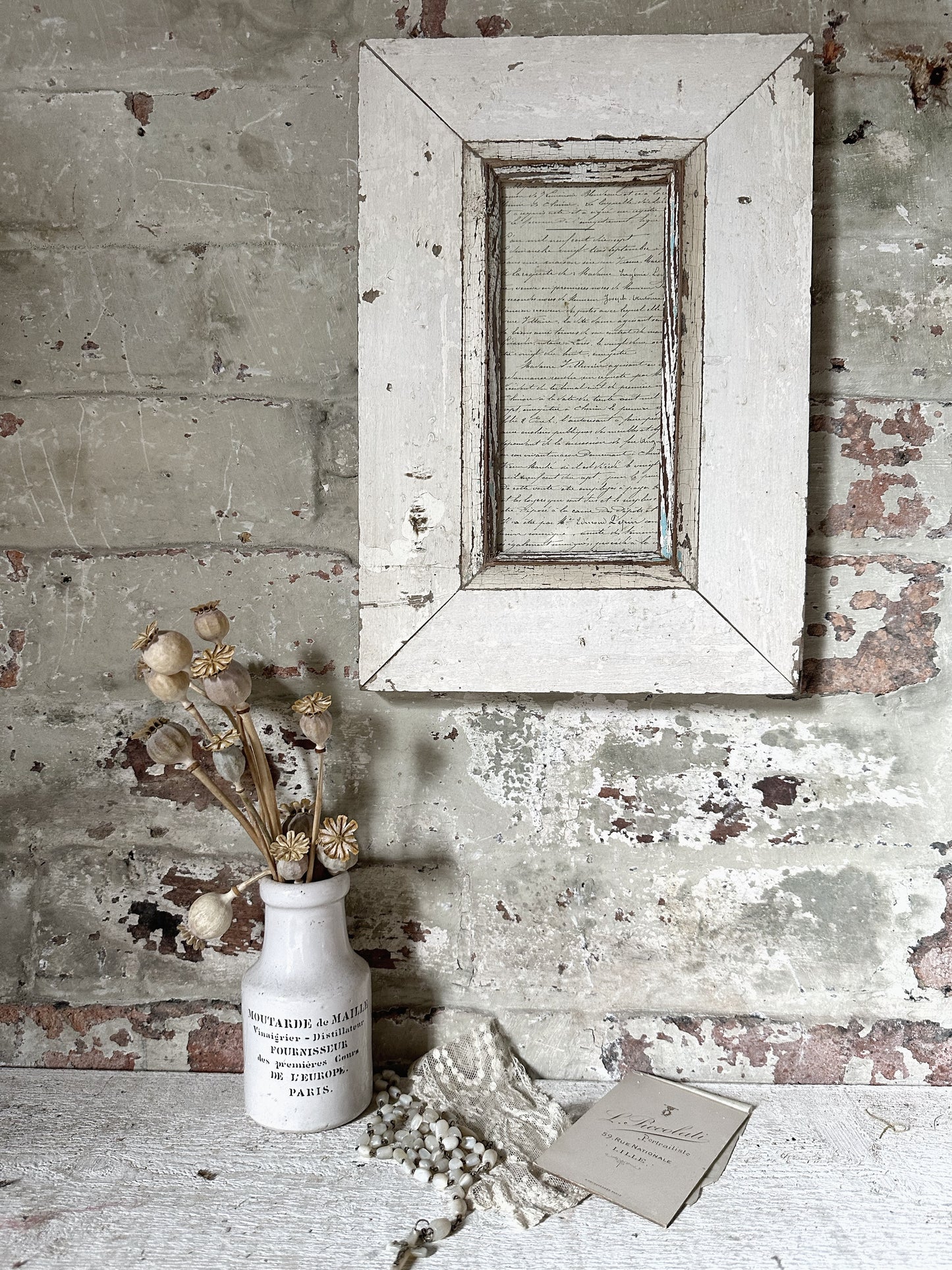 Recycled Wooden Frame by Luna Design A6 Tall G
