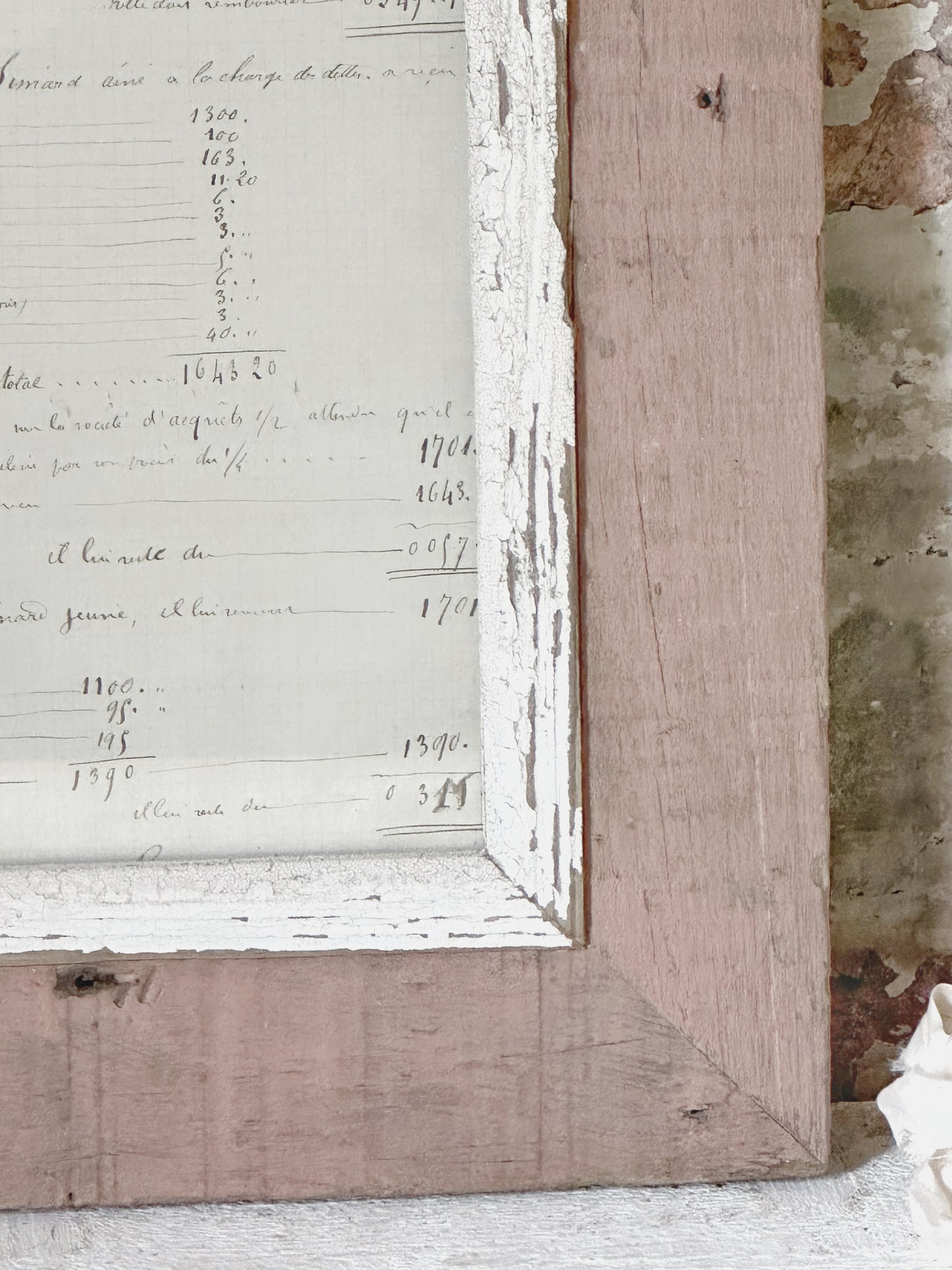 Recycled Wooden Frame by Luna Design A4 Skinny A