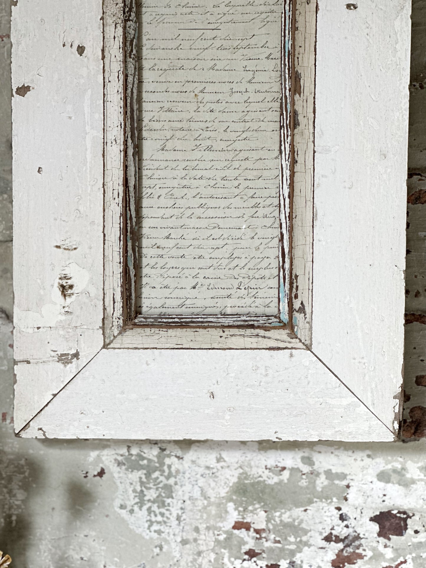 Recycled Wooden Frame by Luna Design A6 Tall G
