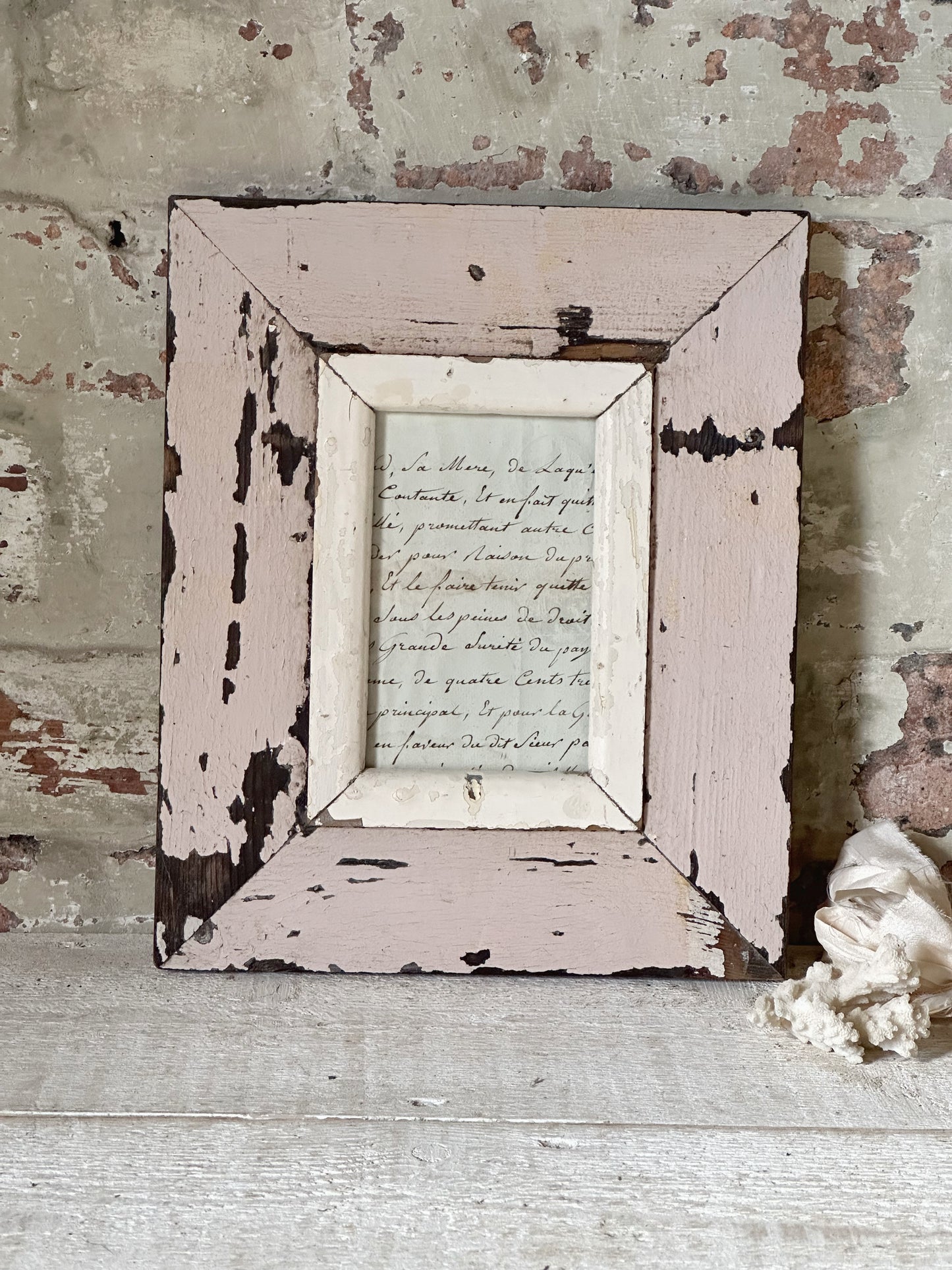 Recycled Wooden Frame by Luna Design A6 Rectangle L