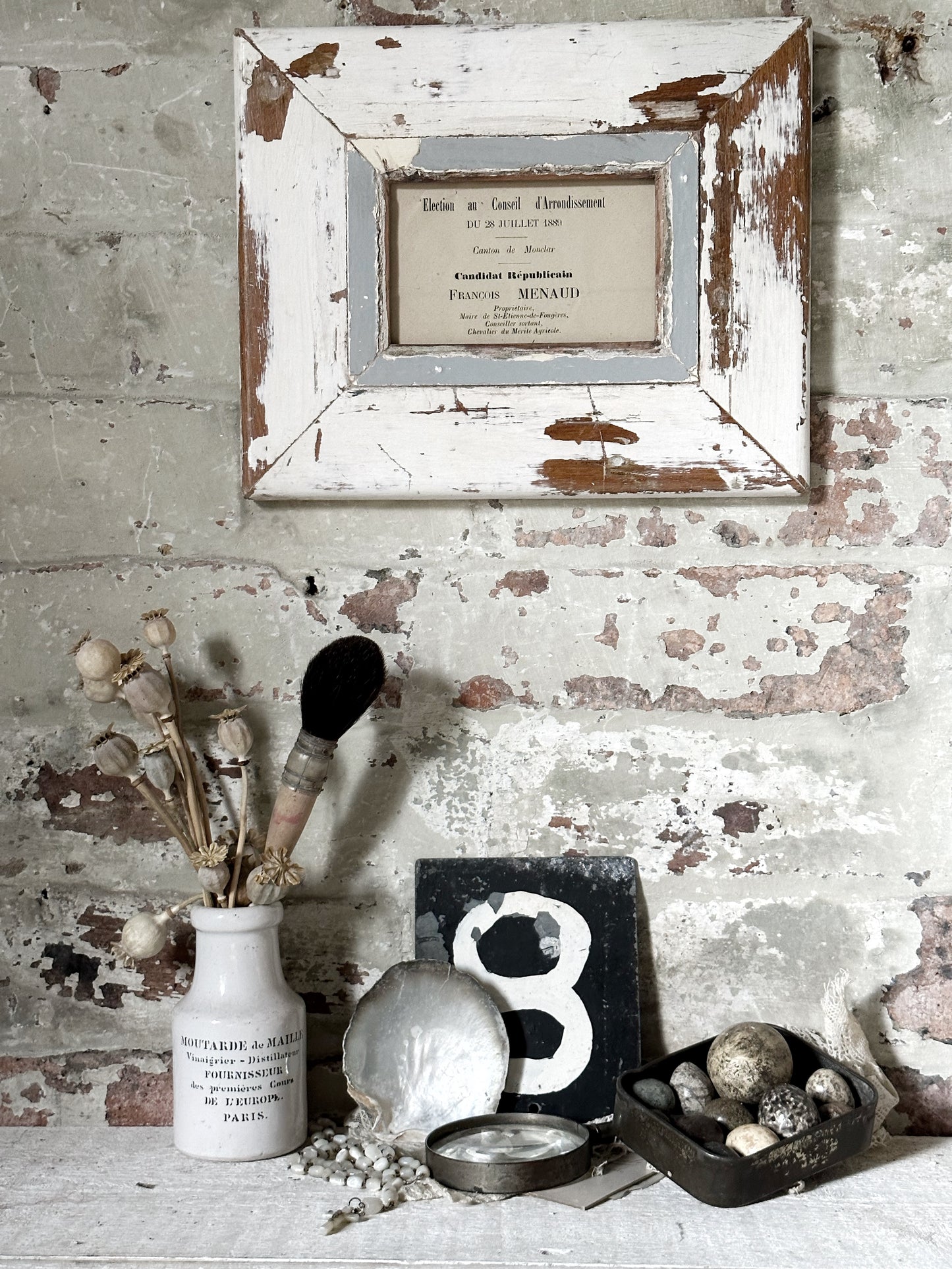 Recycled Wooden Frame by Luna Design A6 Rectangle G