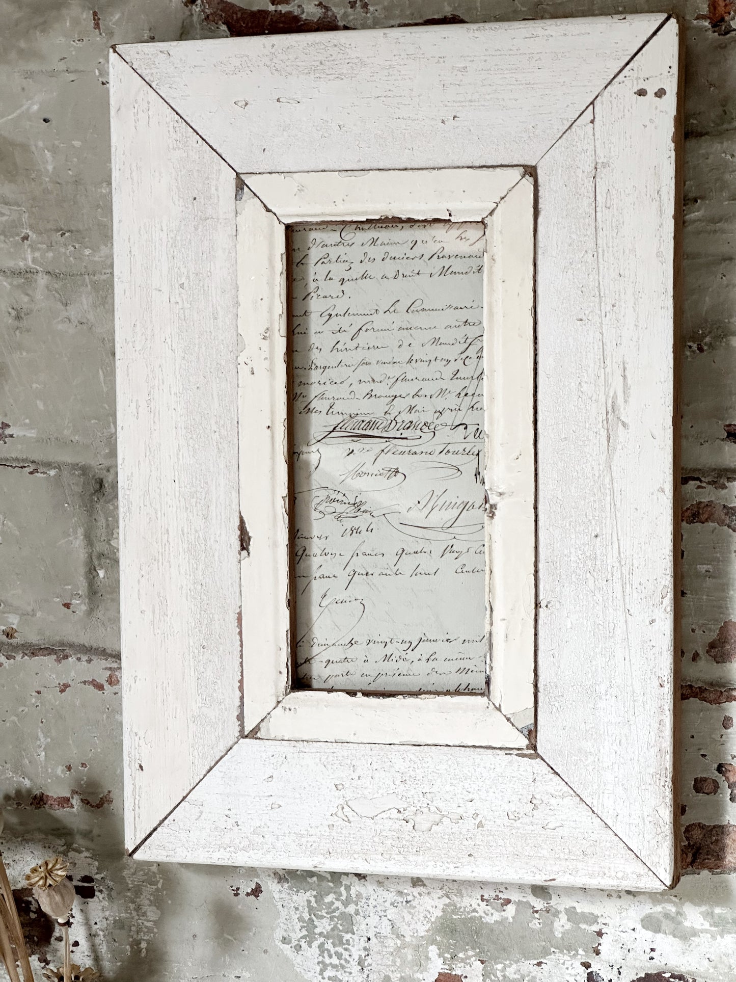 Recycled Wooden Frame by Luna Design A6 Tall C