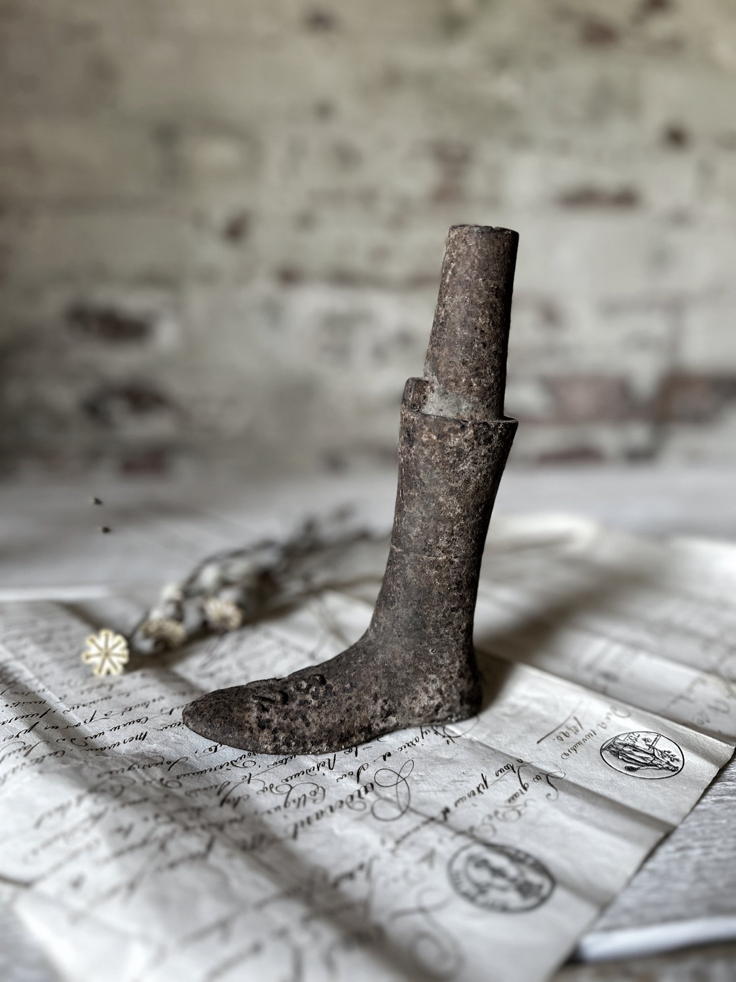 Antique French Doll’s shoe last