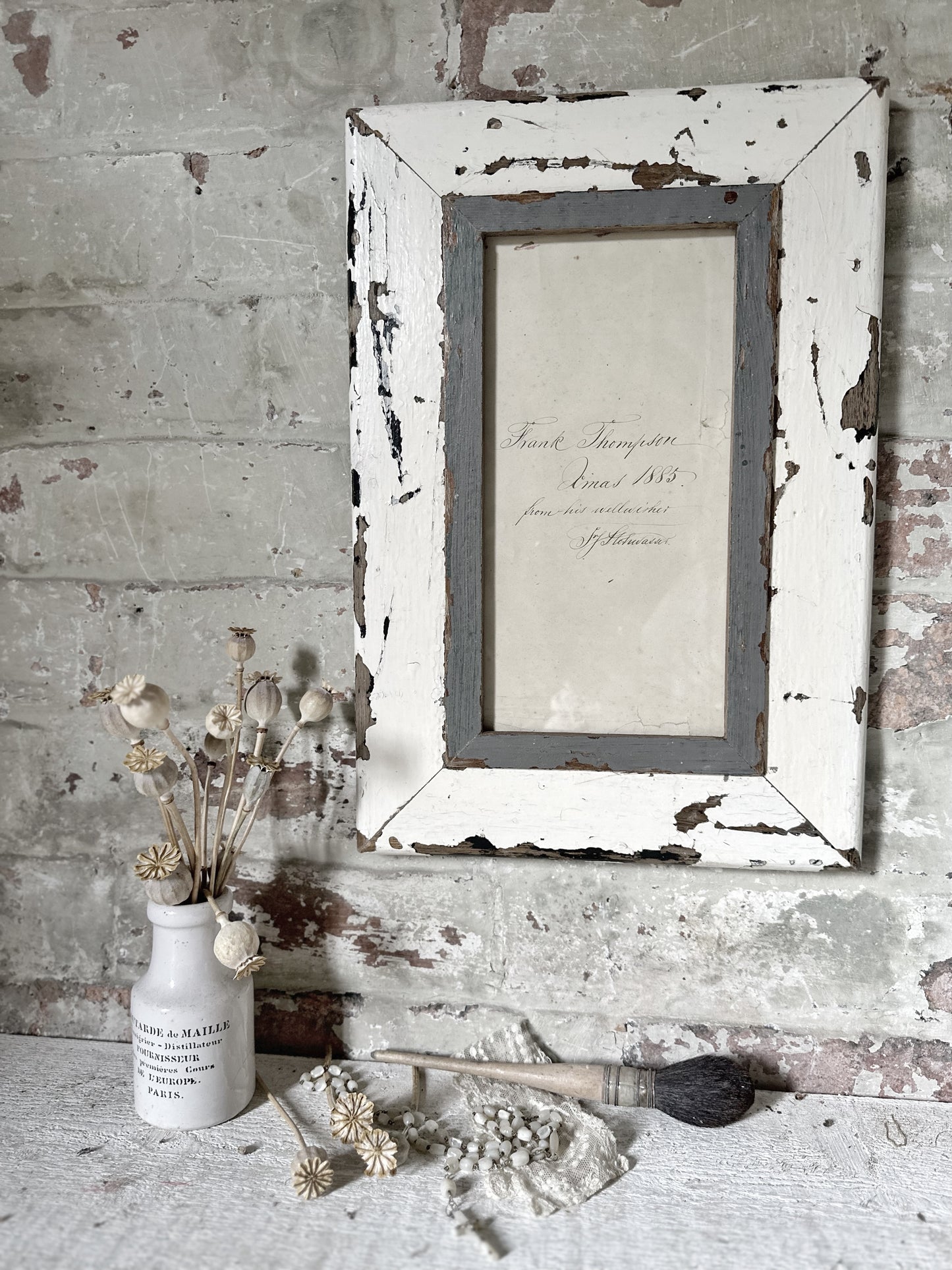 Recycled Wooden Frame by Luna Design A4 Skinny K