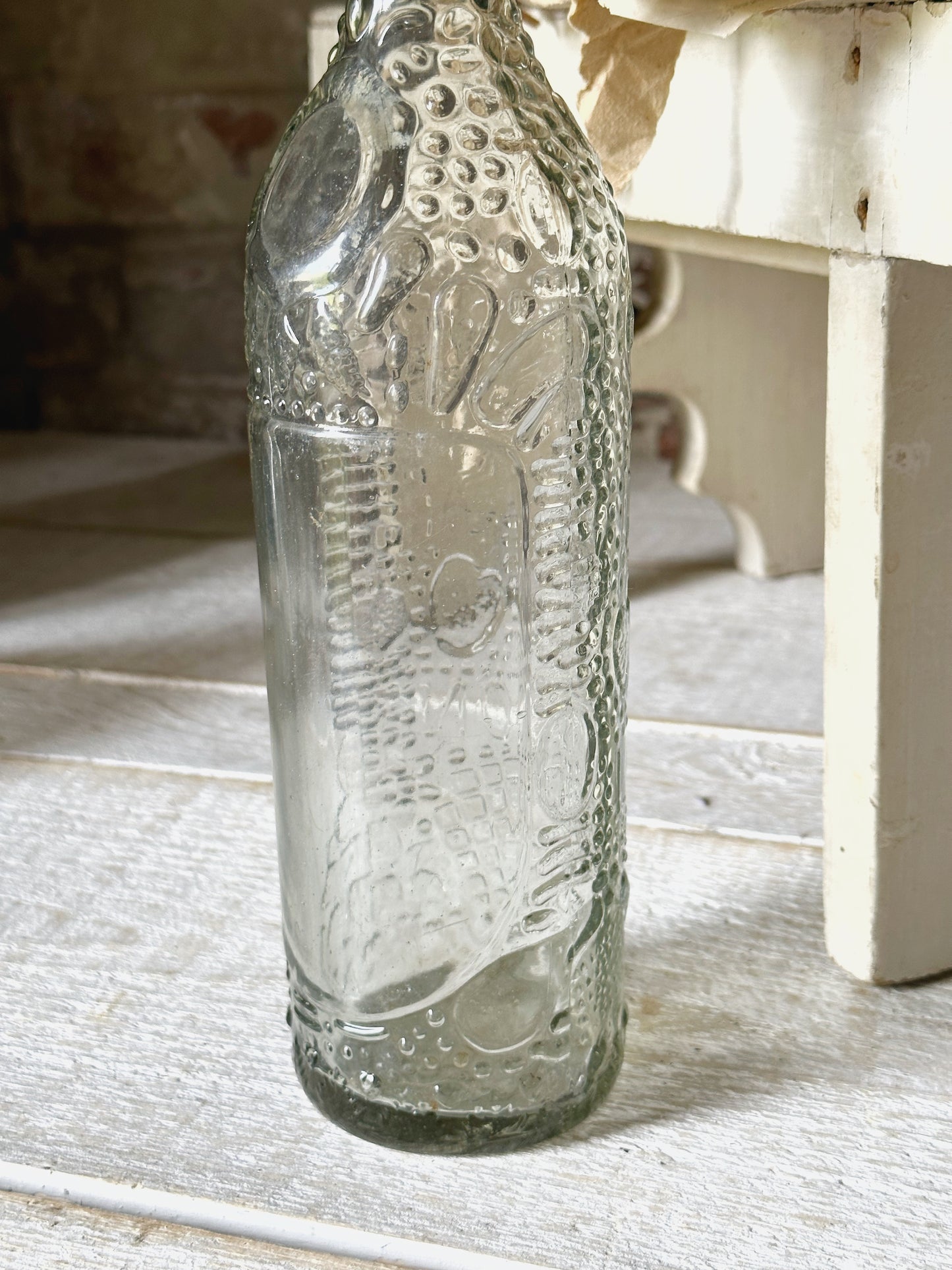 A 1920’s Idris of London cordial glass bottle