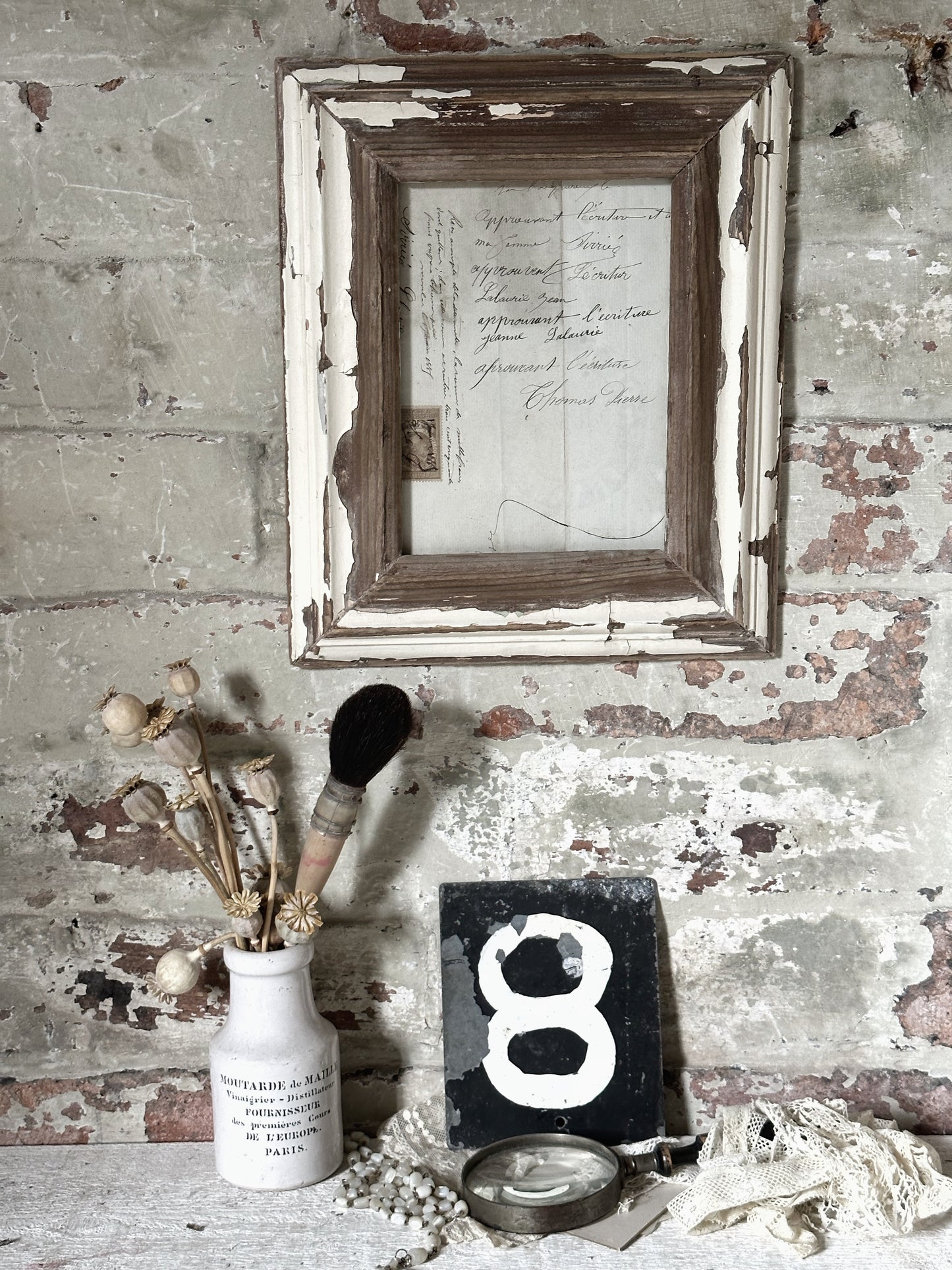 Recycled Wooden Frame by Luna Design Rectangle Simple E