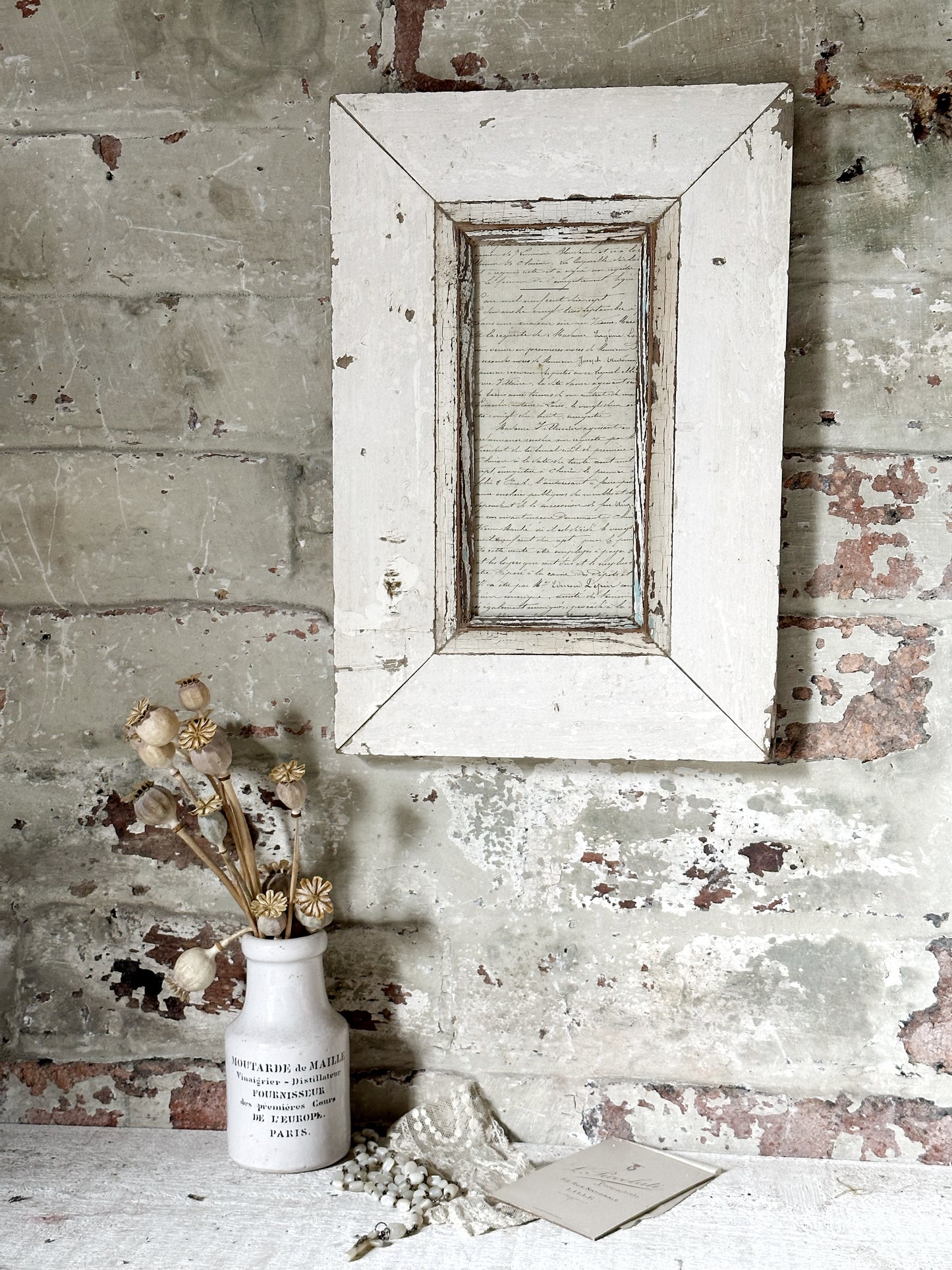 Recycled Wooden Frame by Luna Design A6 Tall G