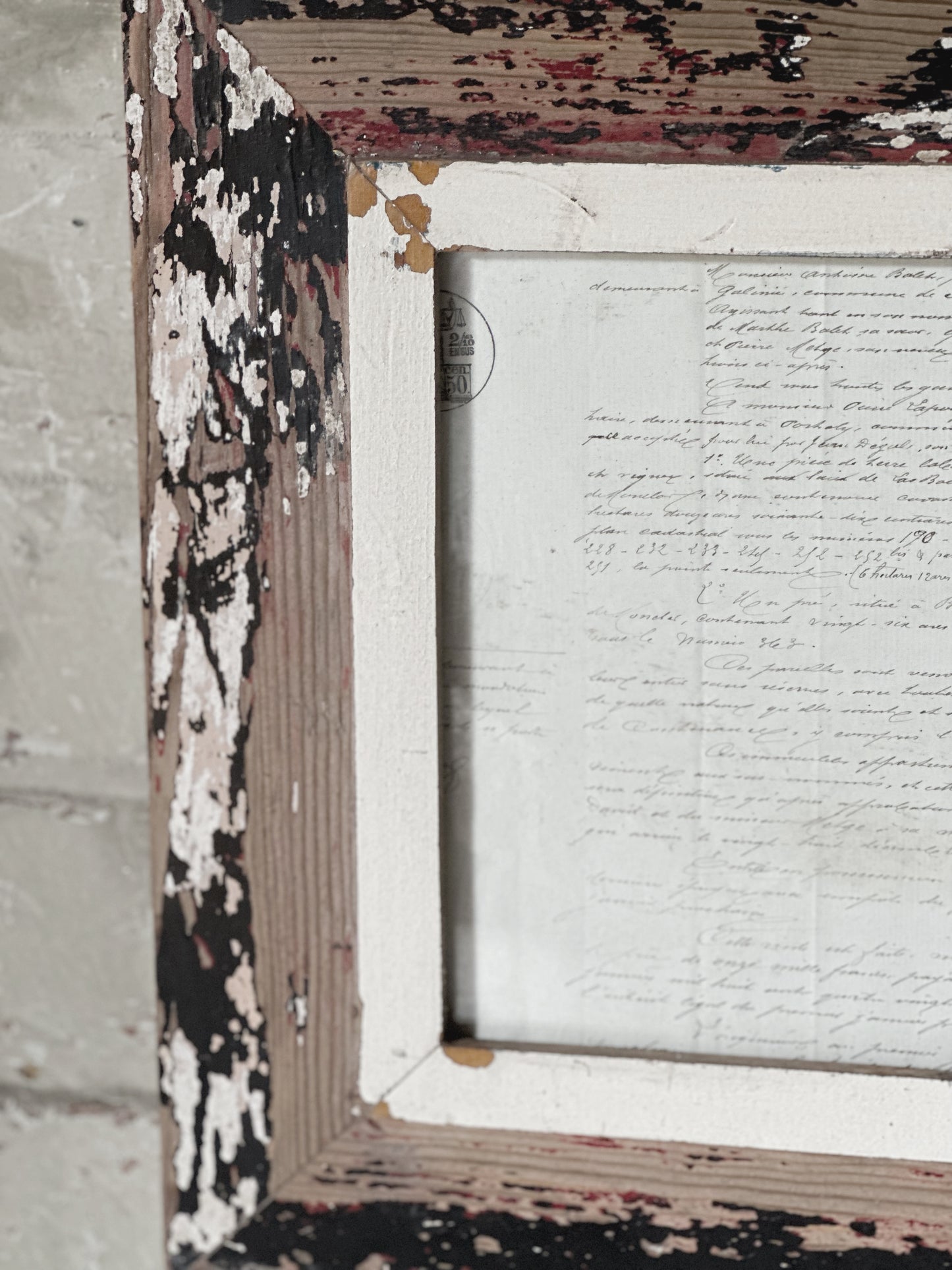 Recycled Wooden Frame by Luna Design A5 Rectangle C