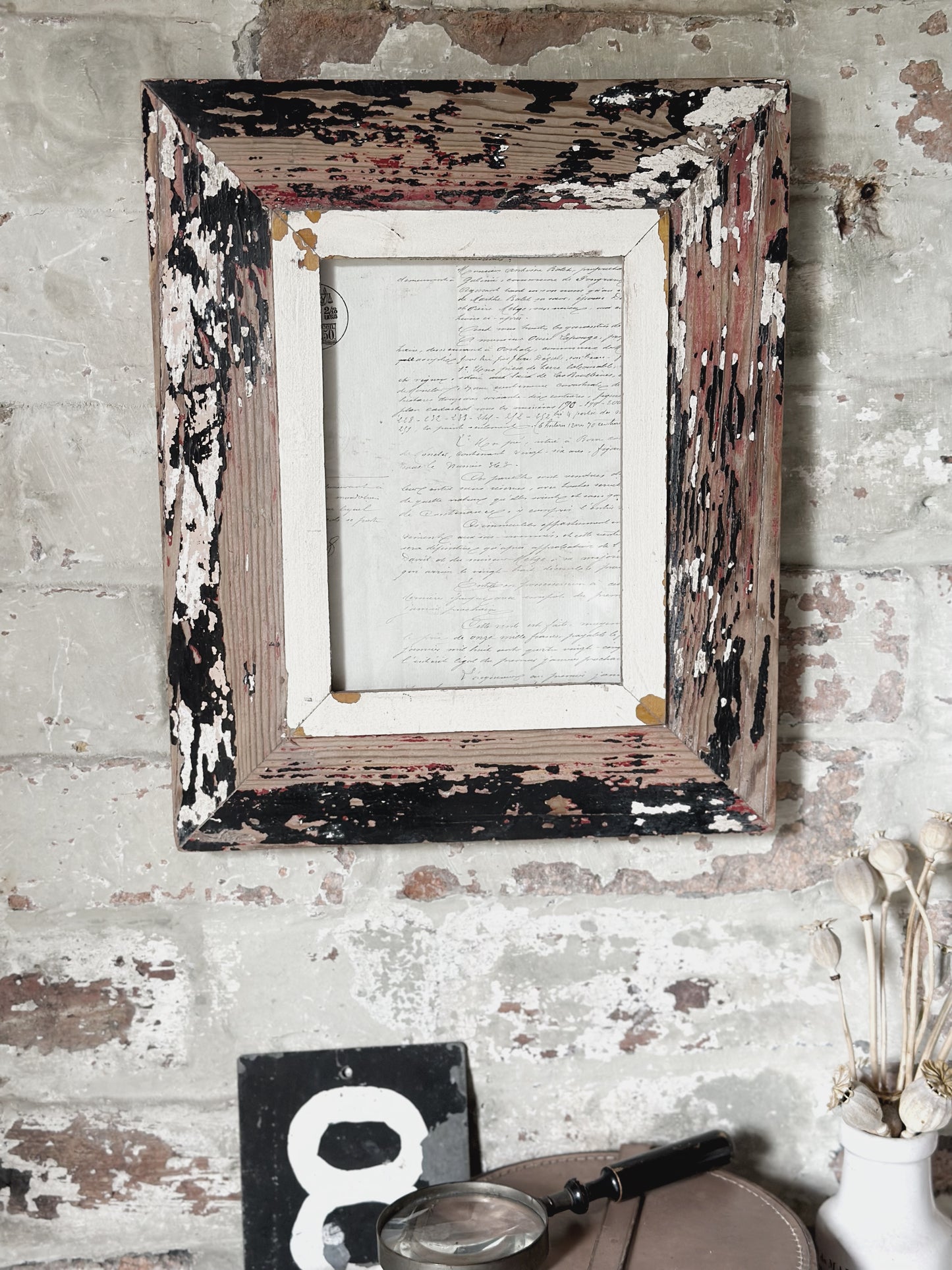 Recycled Wooden Frame by Luna Design A5 Rectangle C