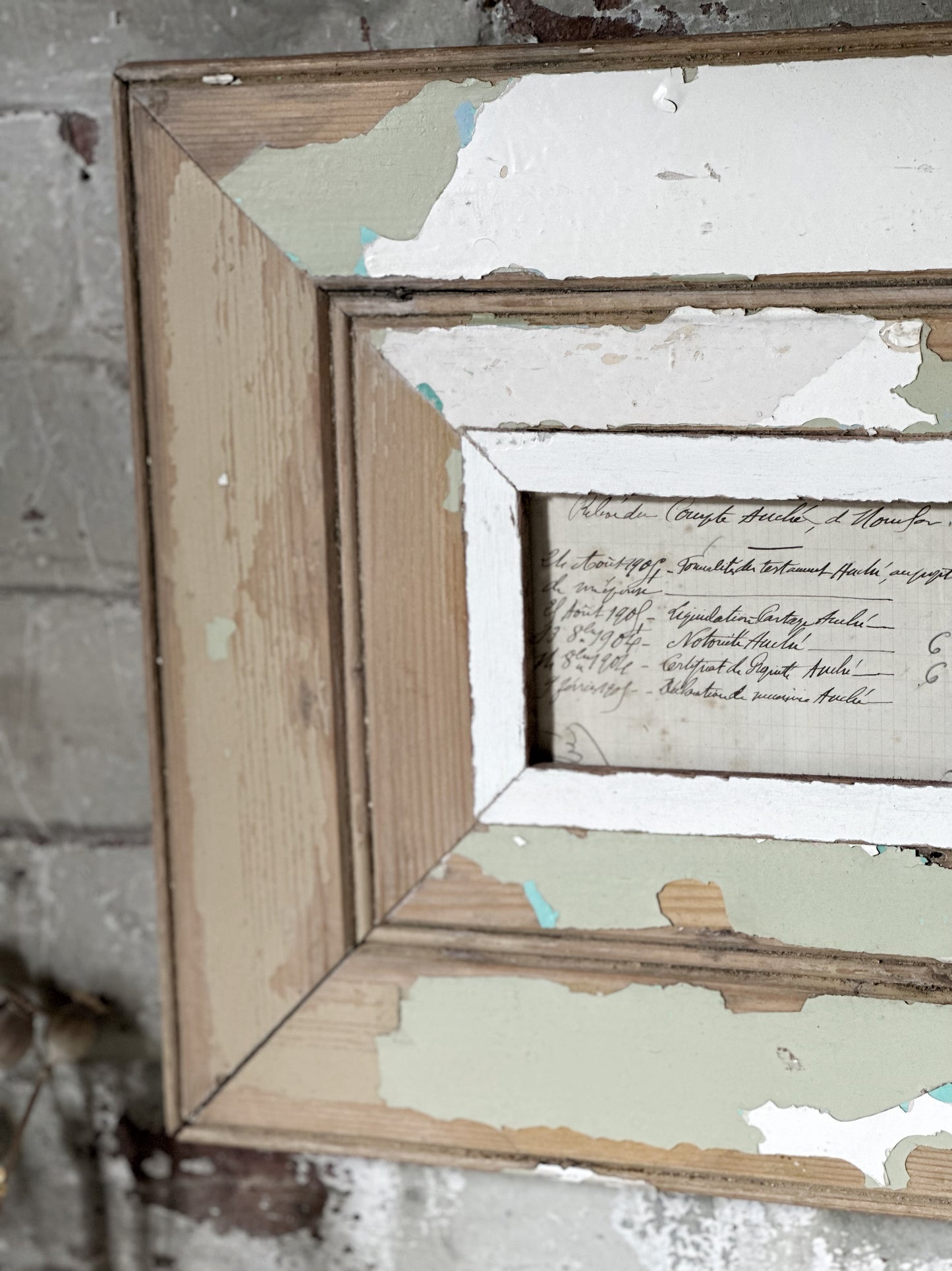 Recycled Wooden Frame by Luna Design Wide Edge B