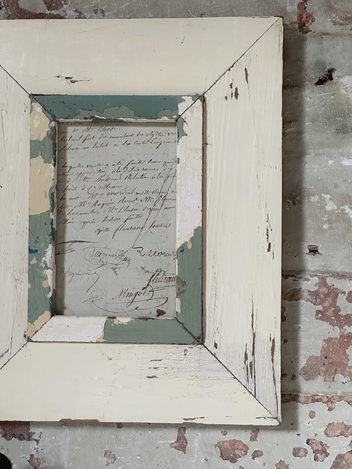 Recycled Wooden Frame by Luna Design A6 Rectangle C