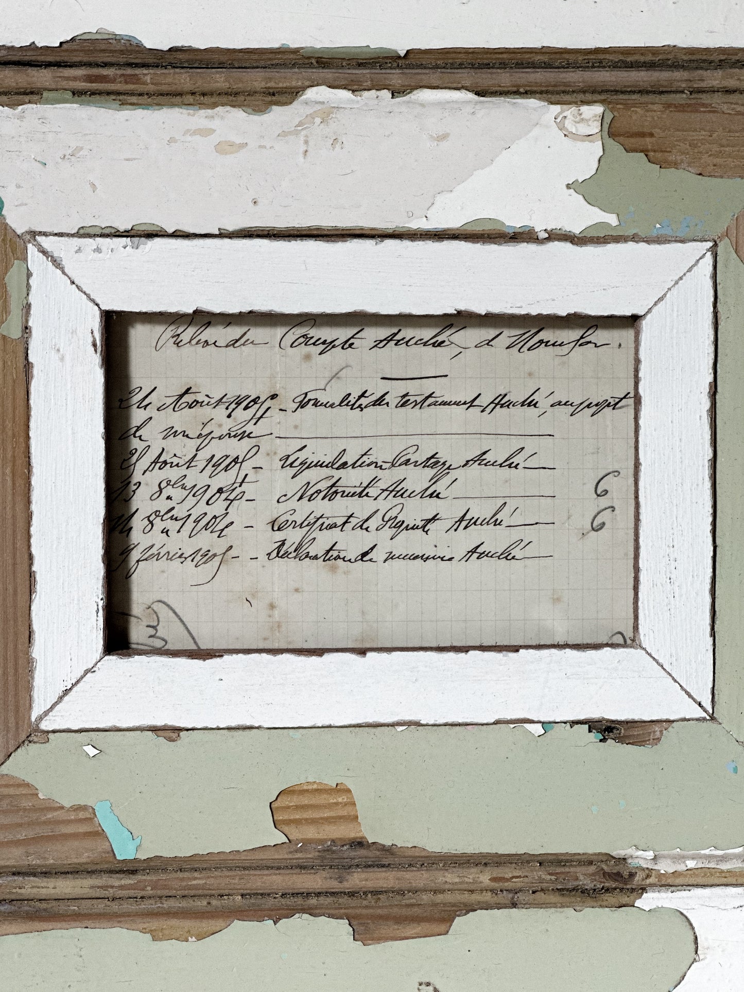Recycled Wooden Frame by Luna Design Wide Edge B