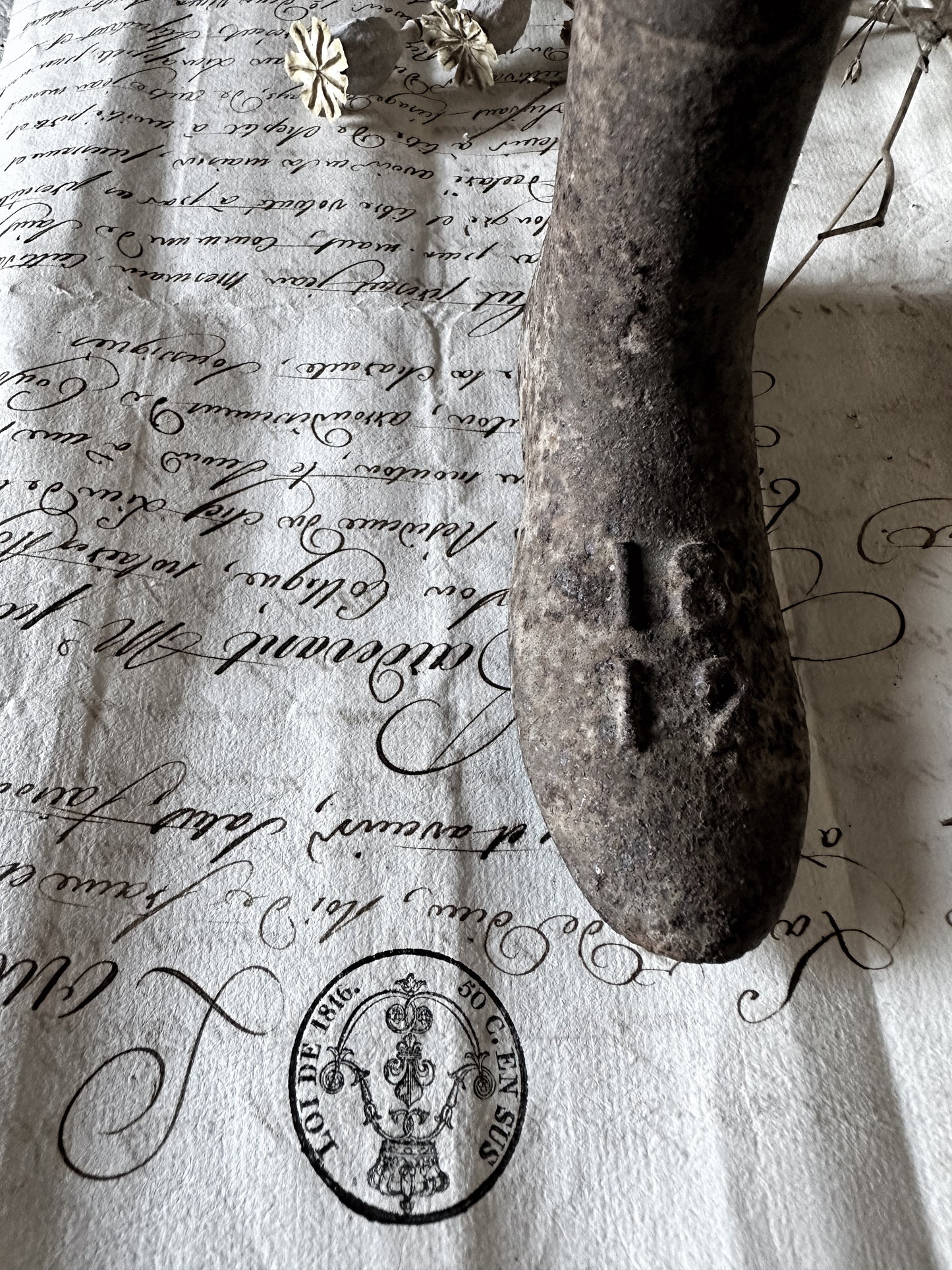 Antique French Doll’s shoe last