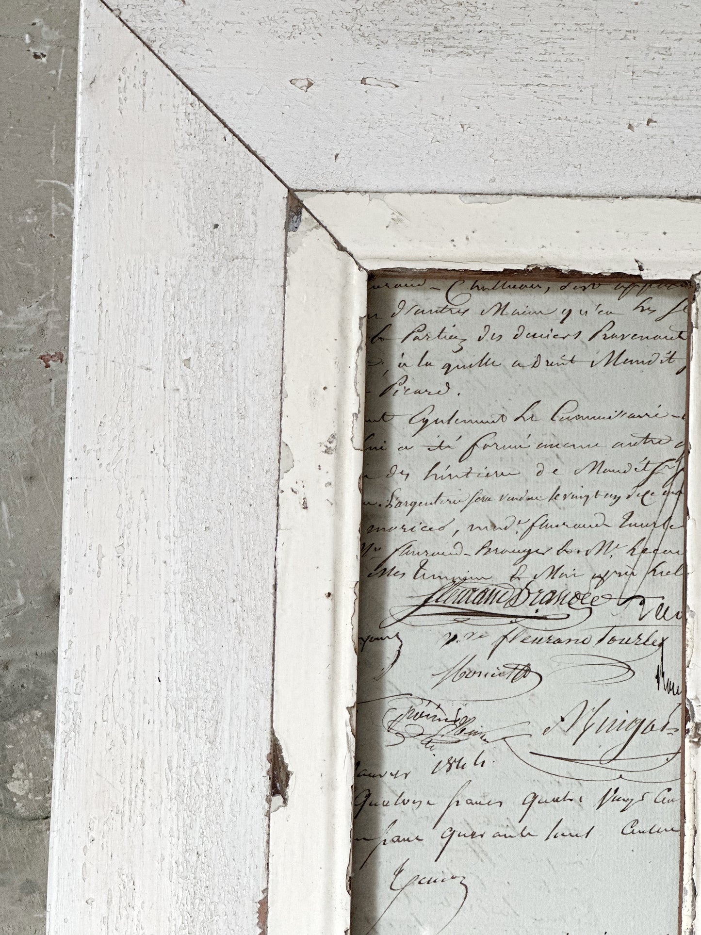 Recycled Wooden Frame by Luna Design A6 Tall C