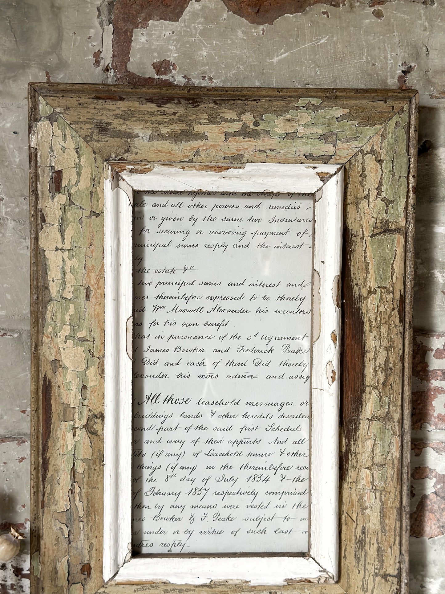 Recycled Wooden Frame by Luna Design A4 Skinny A