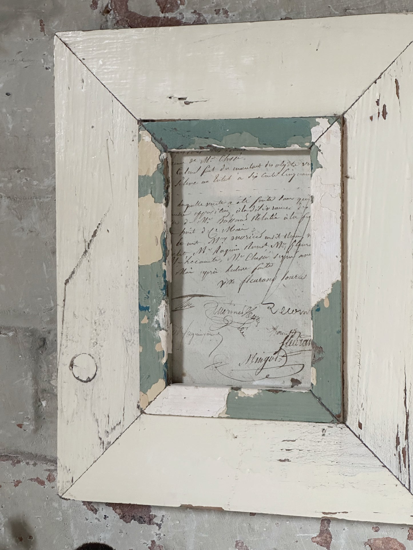 Recycled Wooden Frame by Luna Design A6 Rectangle C