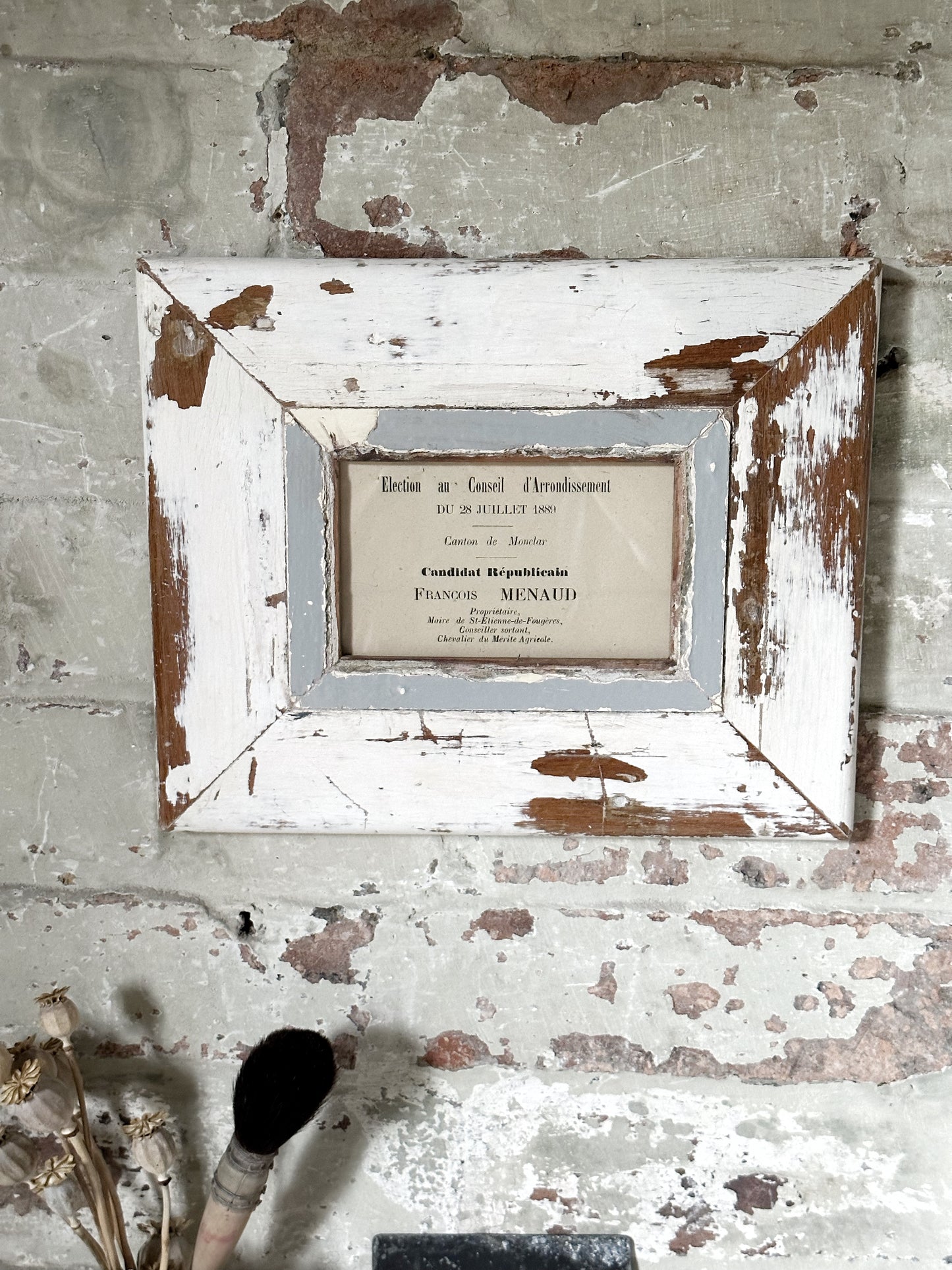 Recycled Wooden Frame by Luna Design A6 Rectangle G