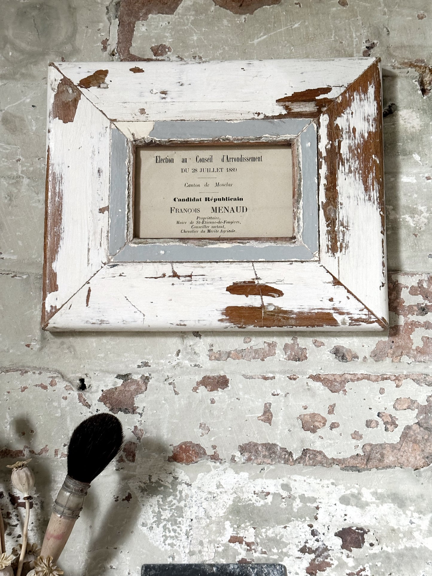 Recycled Wooden Frame by Luna Design A6 Rectangle G