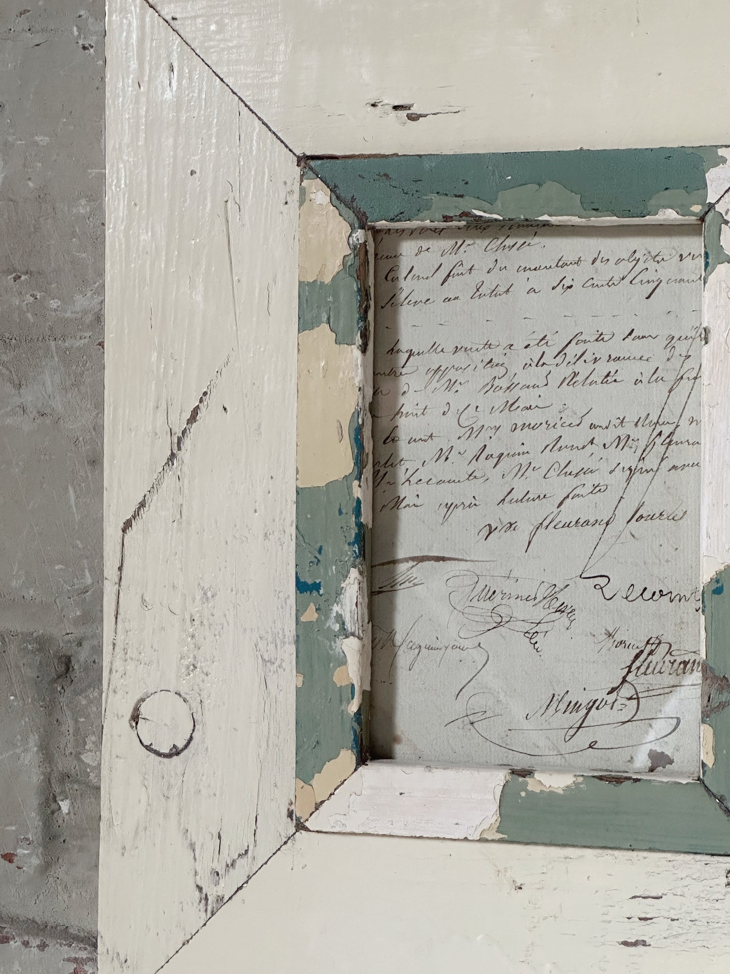 Recycled Wooden Frame by Luna Design A6 Rectangle C