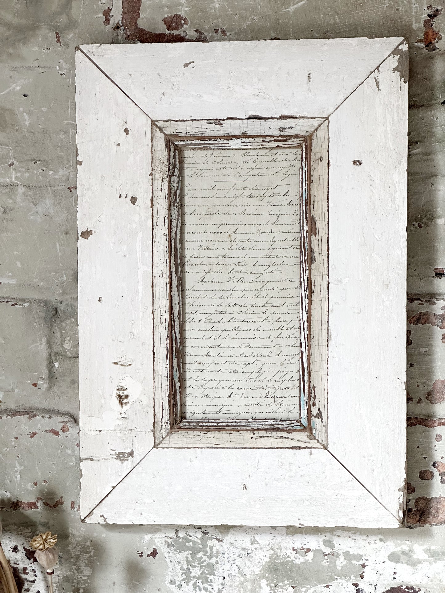 Recycled Wooden Frame by Luna Design A6 Tall G