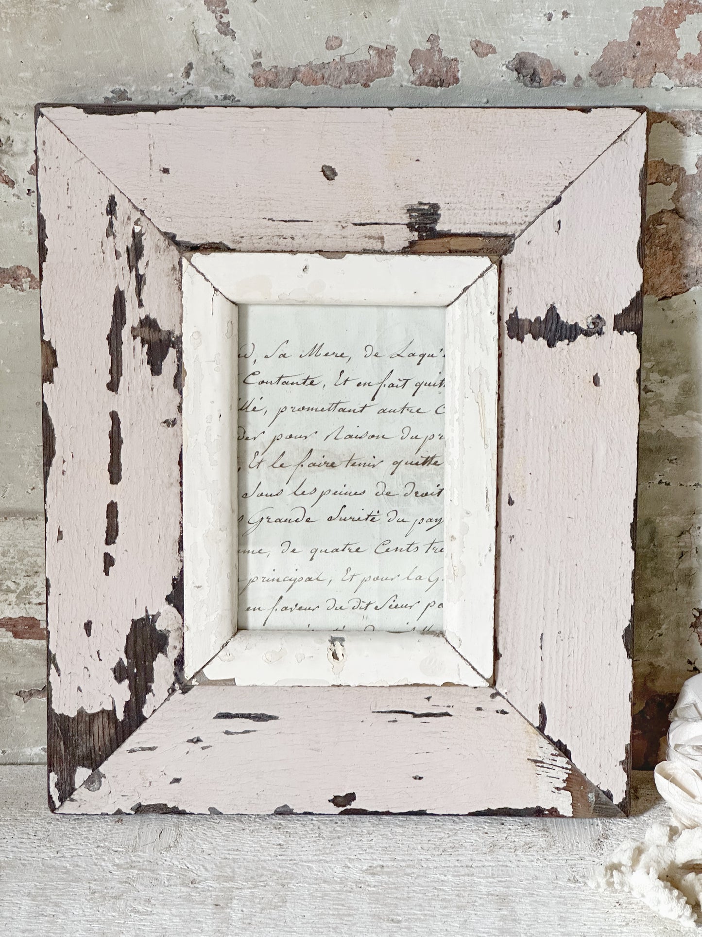 Recycled Wooden Frame by Luna Design A6 Rectangle L