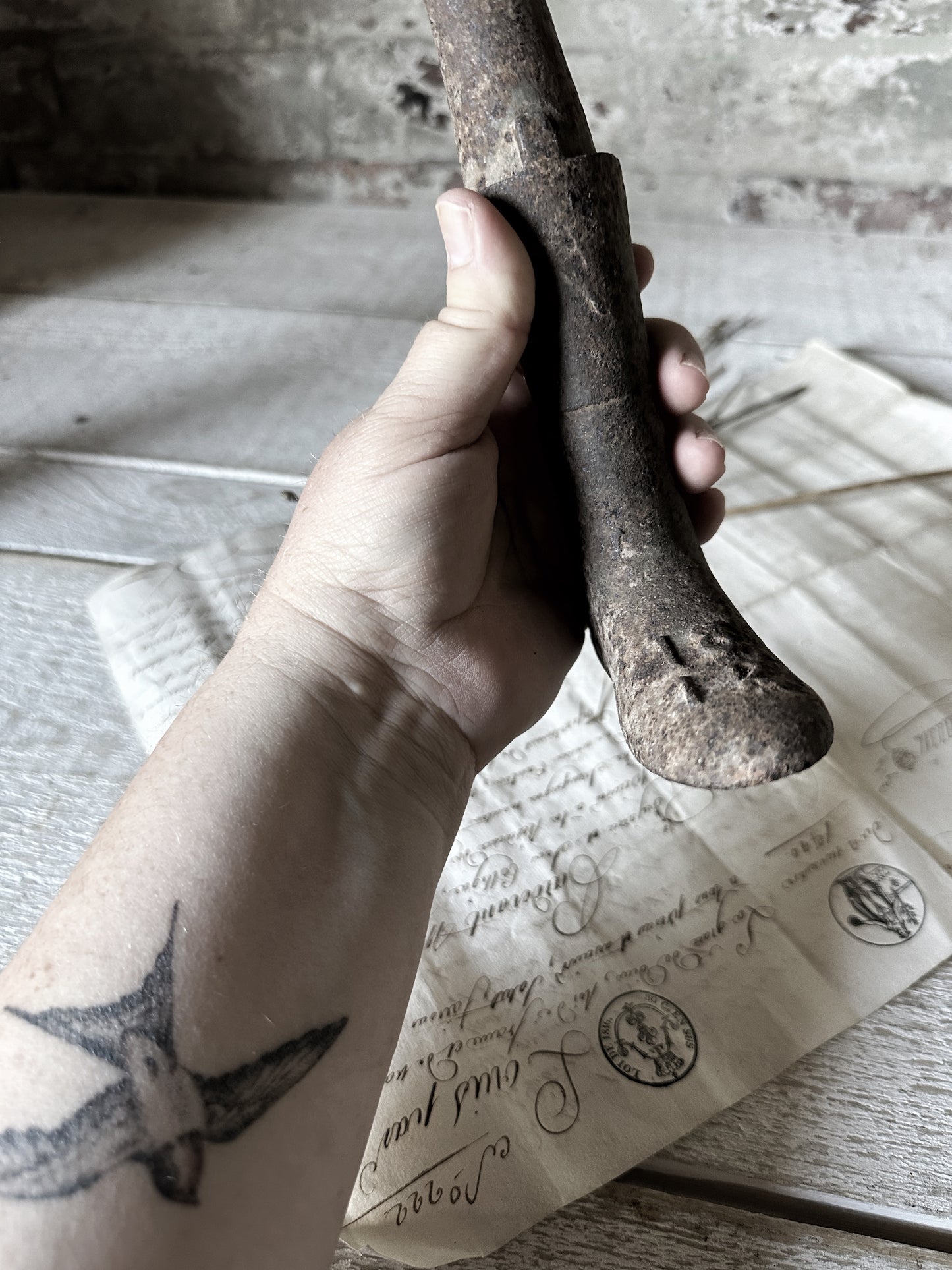 Antique French Doll’s shoe last