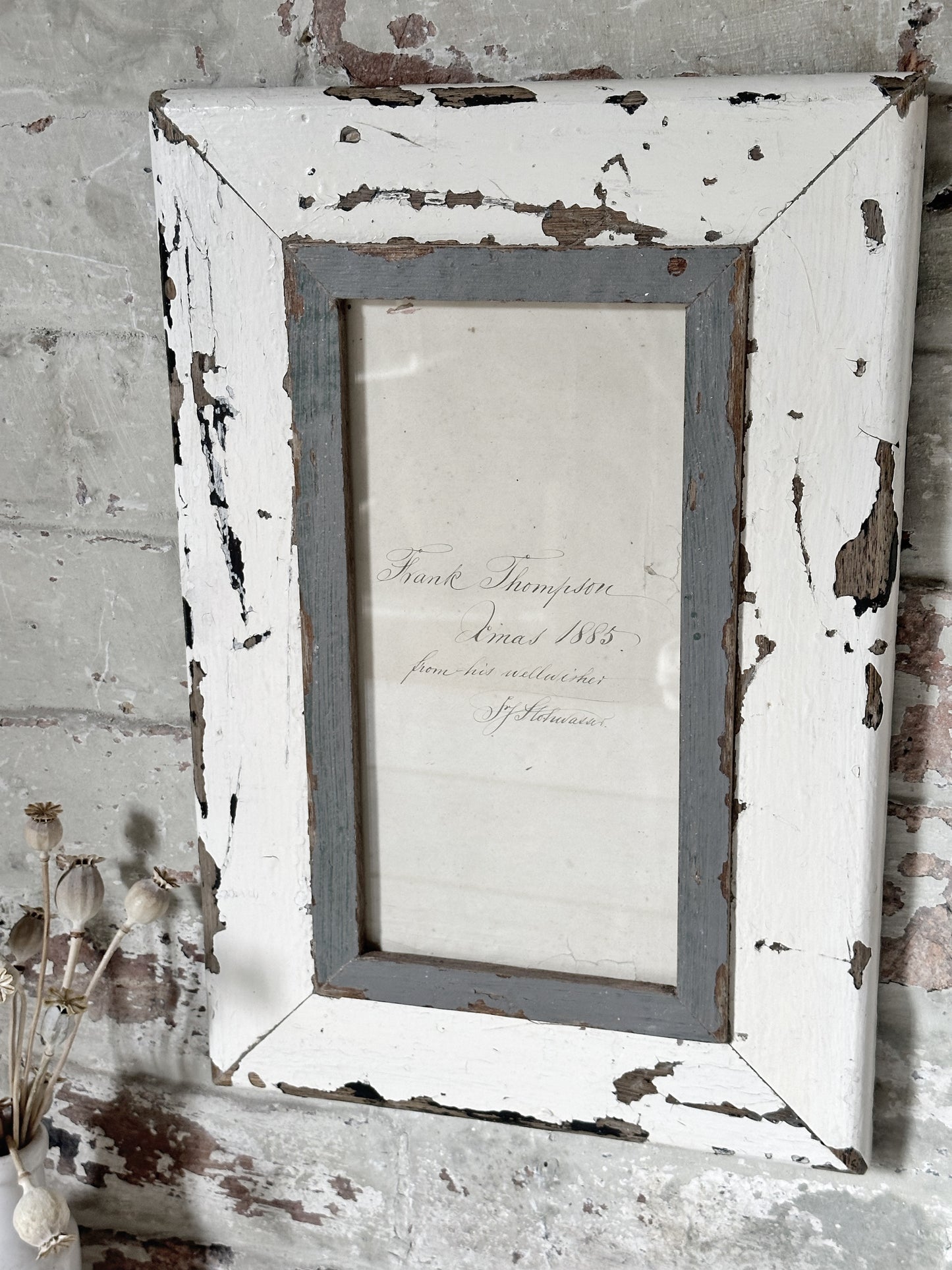 Recycled Wooden Frame by Luna Design A4 Skinny K