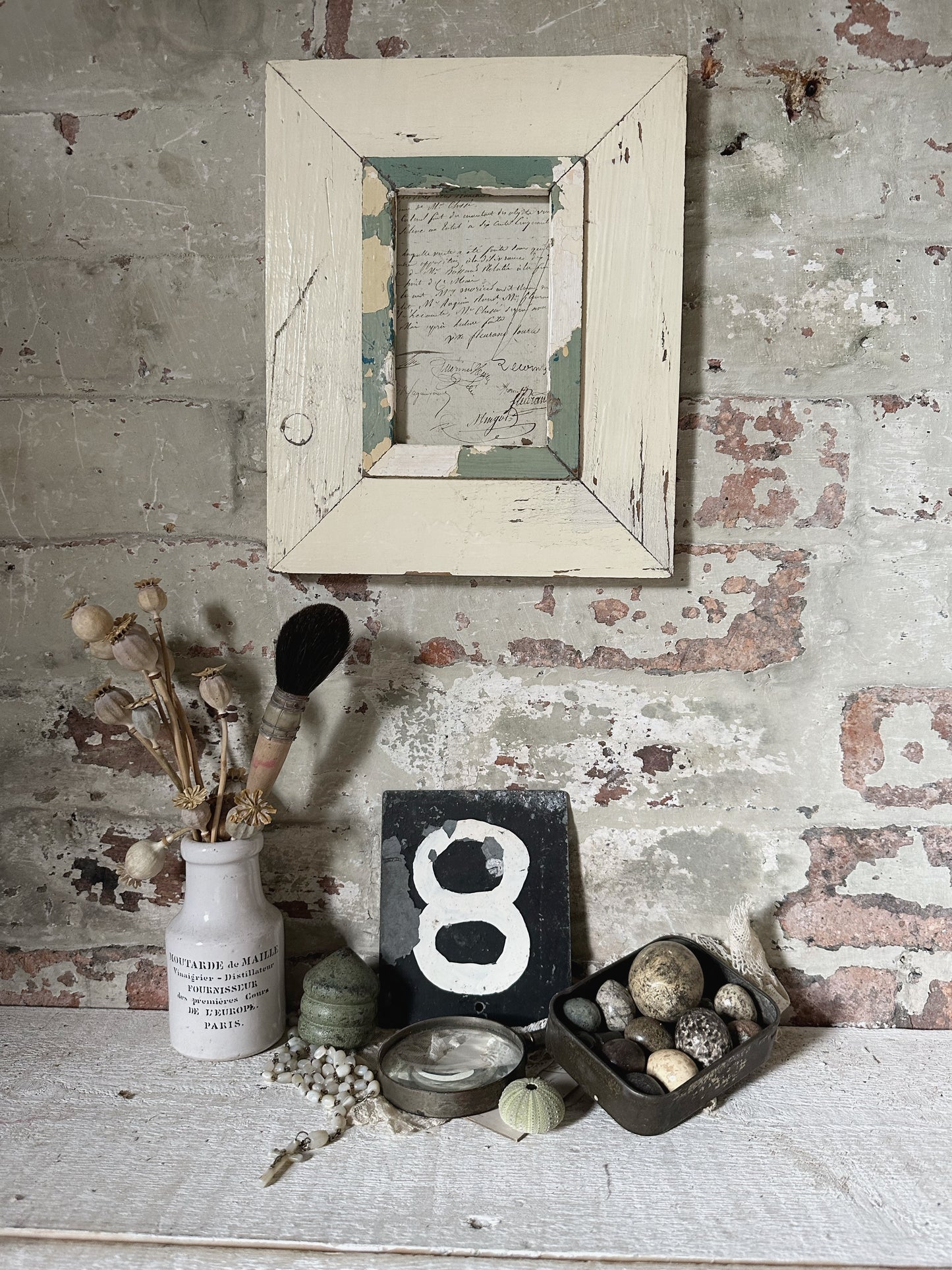 Recycled Wooden Frame by Luna Design A6 Rectangle C