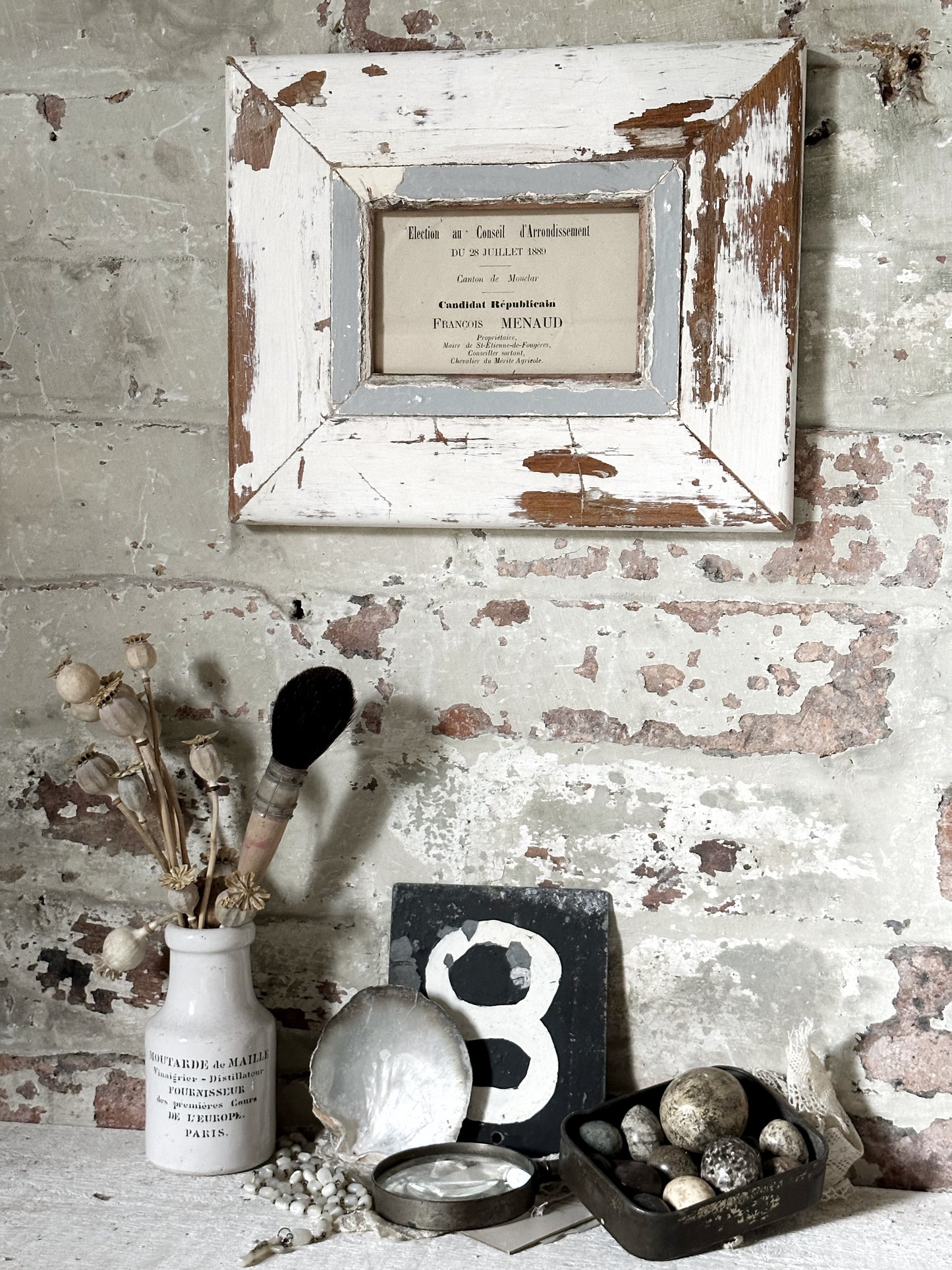 Recycled Wooden Frame by Luna Design A6 Rectangle G