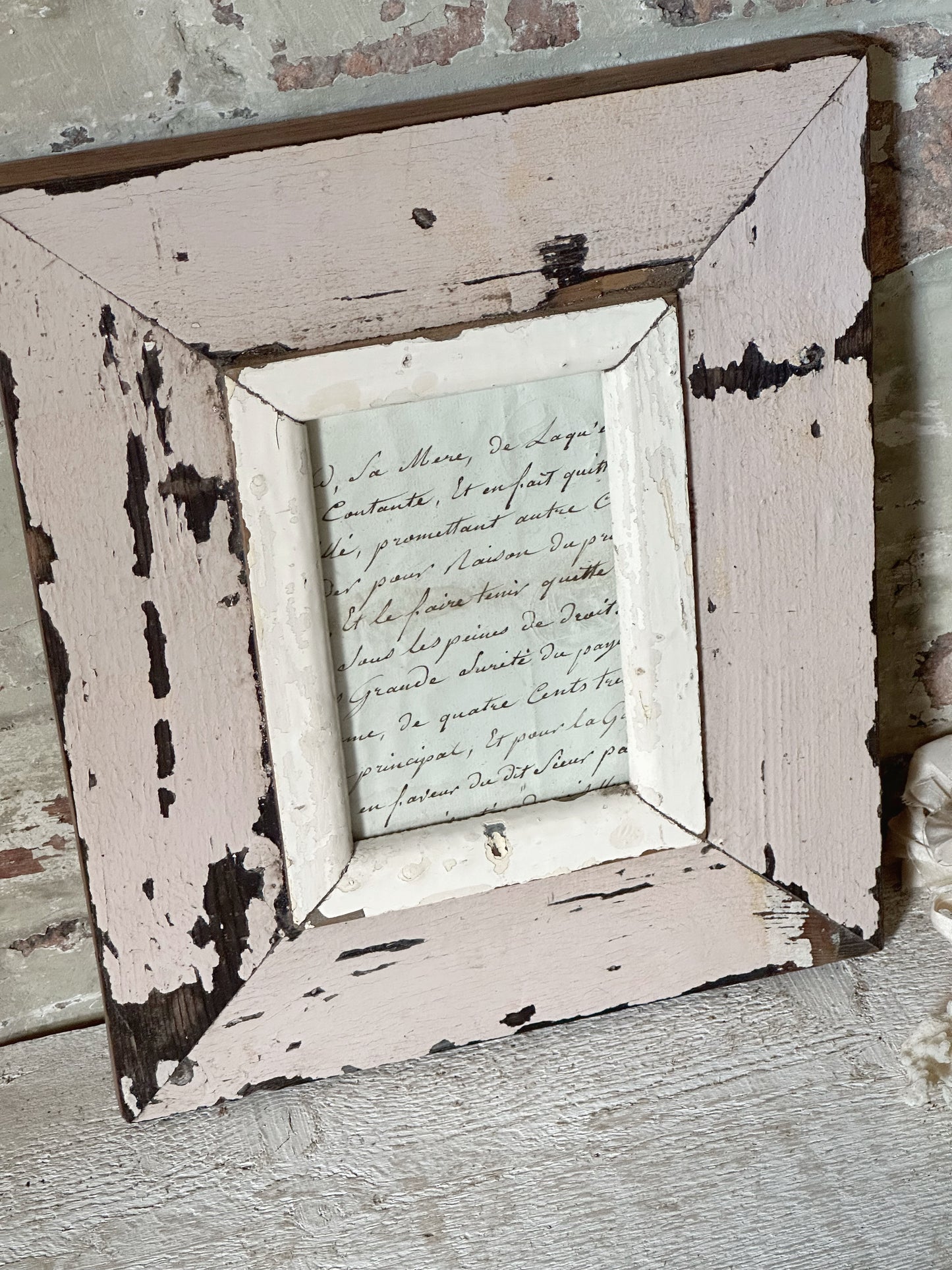 Recycled Wooden Frame by Luna Design A6 Rectangle L