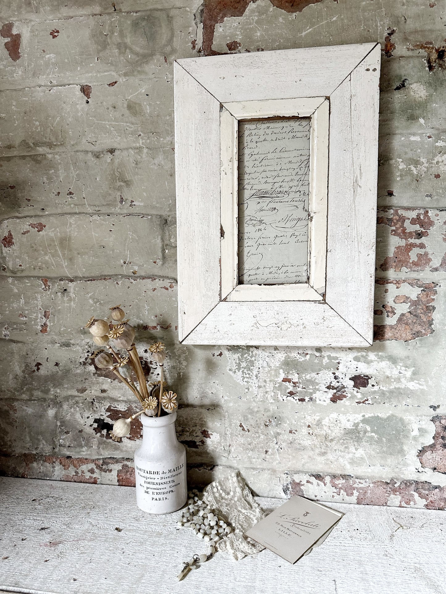Recycled Wooden Frame by Luna Design A6 Tall C