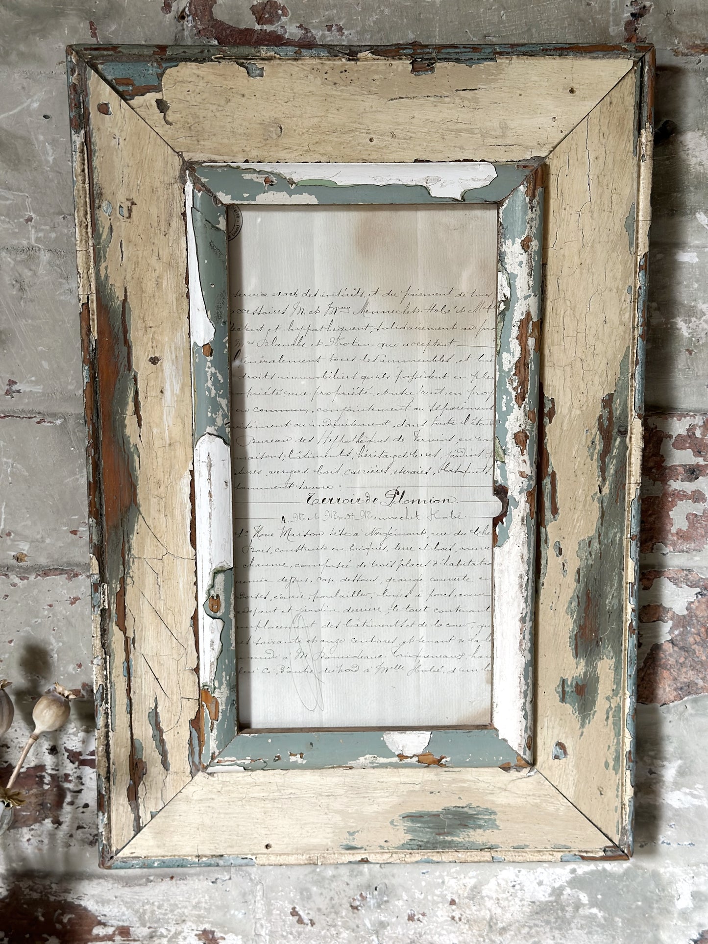 Recycled Wooden Frame by Luna Design A4 Skinny B