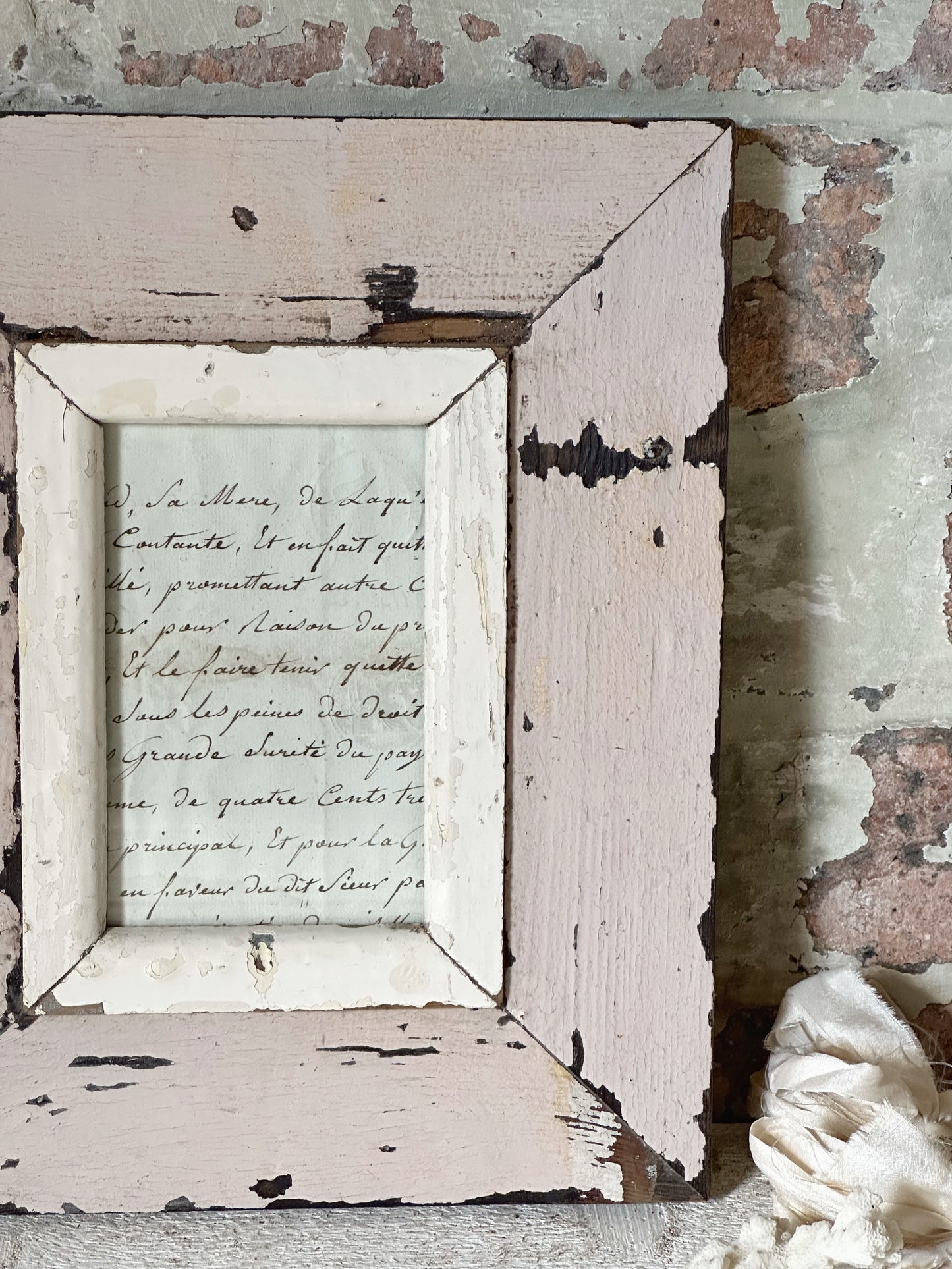 Recycled Wooden Frame by Luna Design A6 Rectangle L