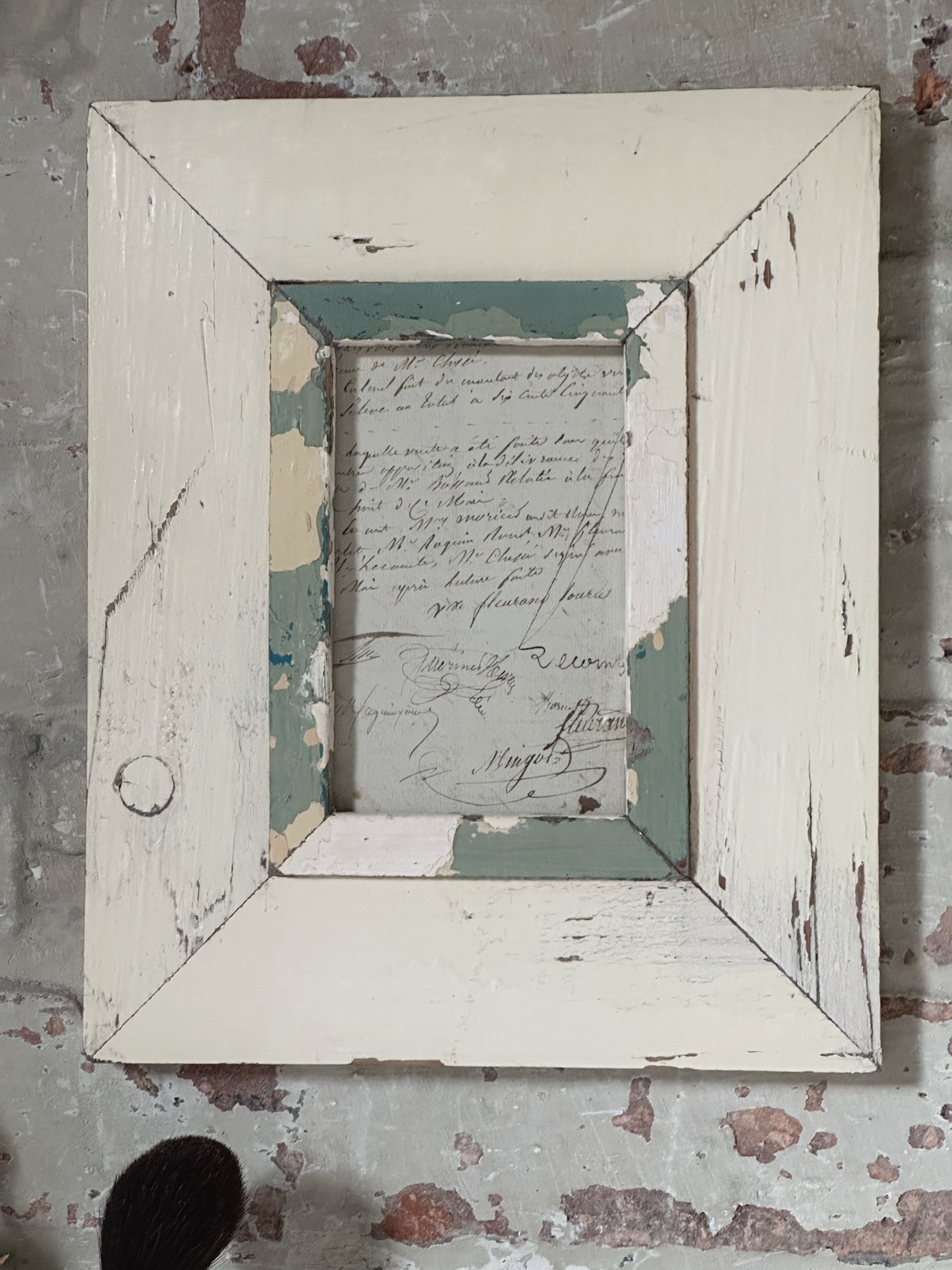 Recycled Wooden Frame by Luna Design A6 Rectangle C