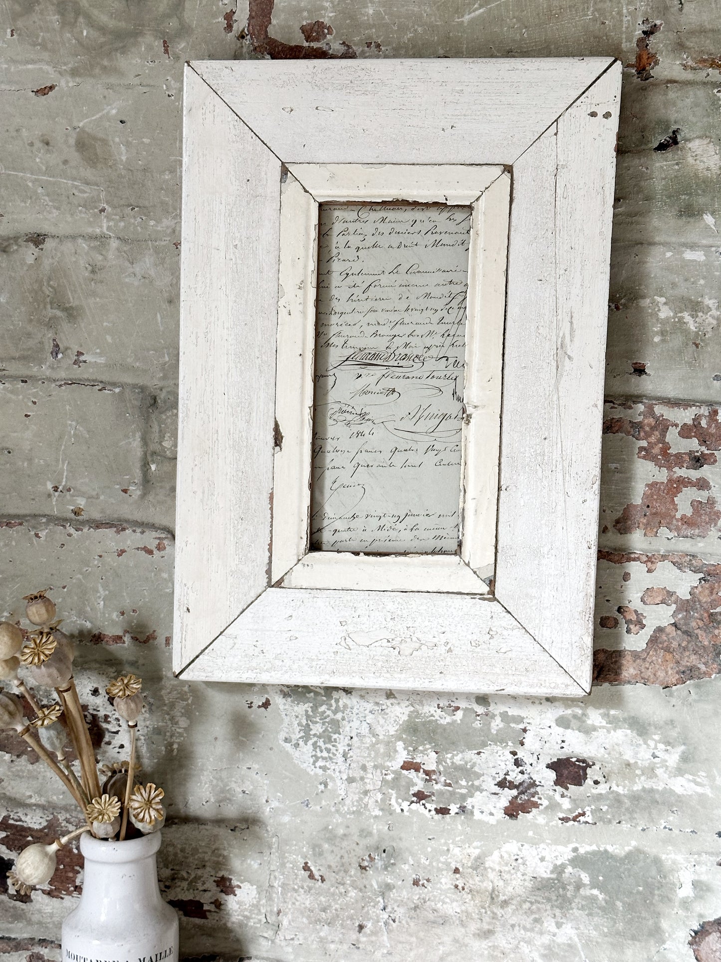 Recycled Wooden Frame by Luna Design A6 Tall C