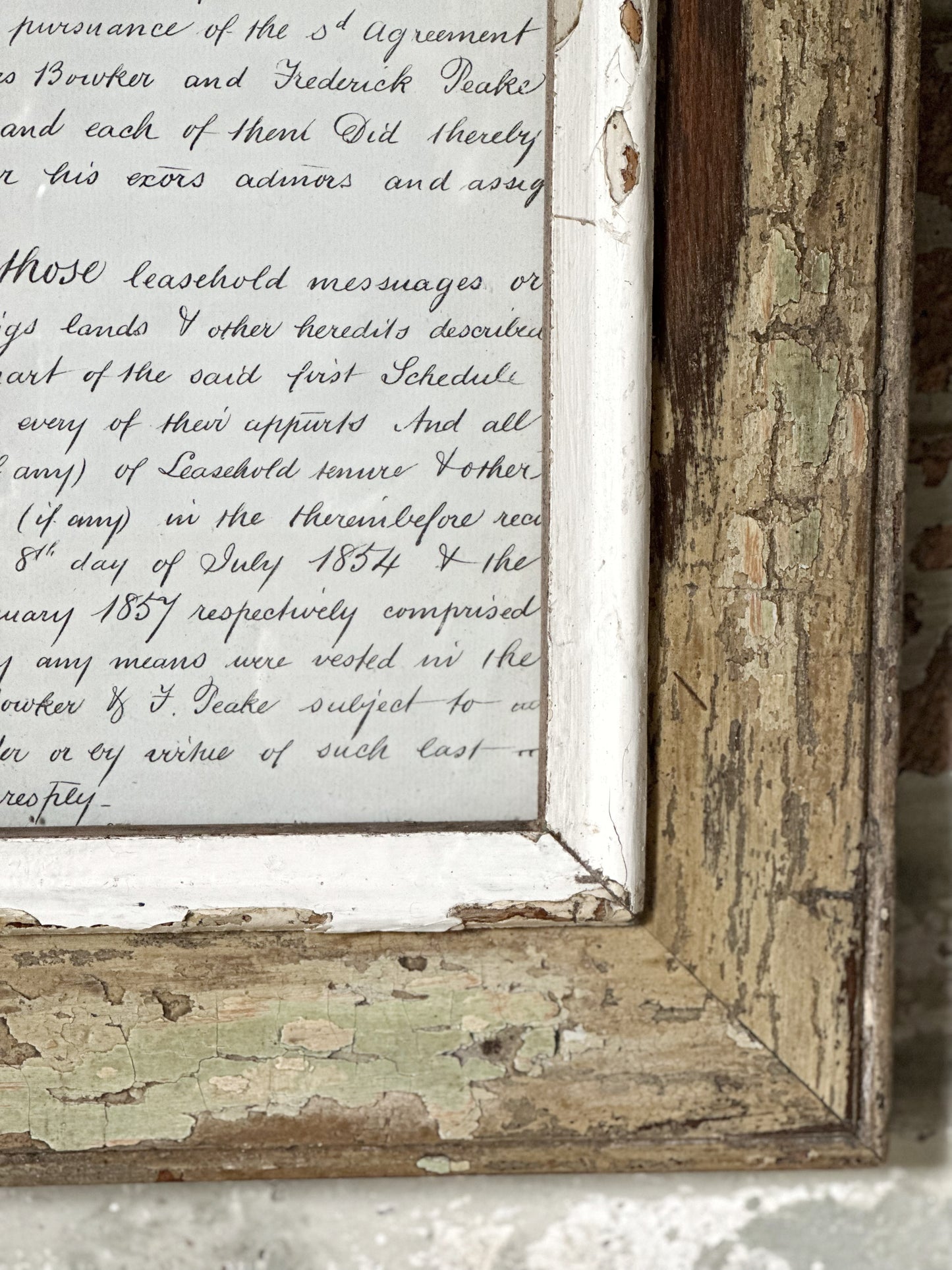 Recycled Wooden Frame by Luna Design A4 Skinny A