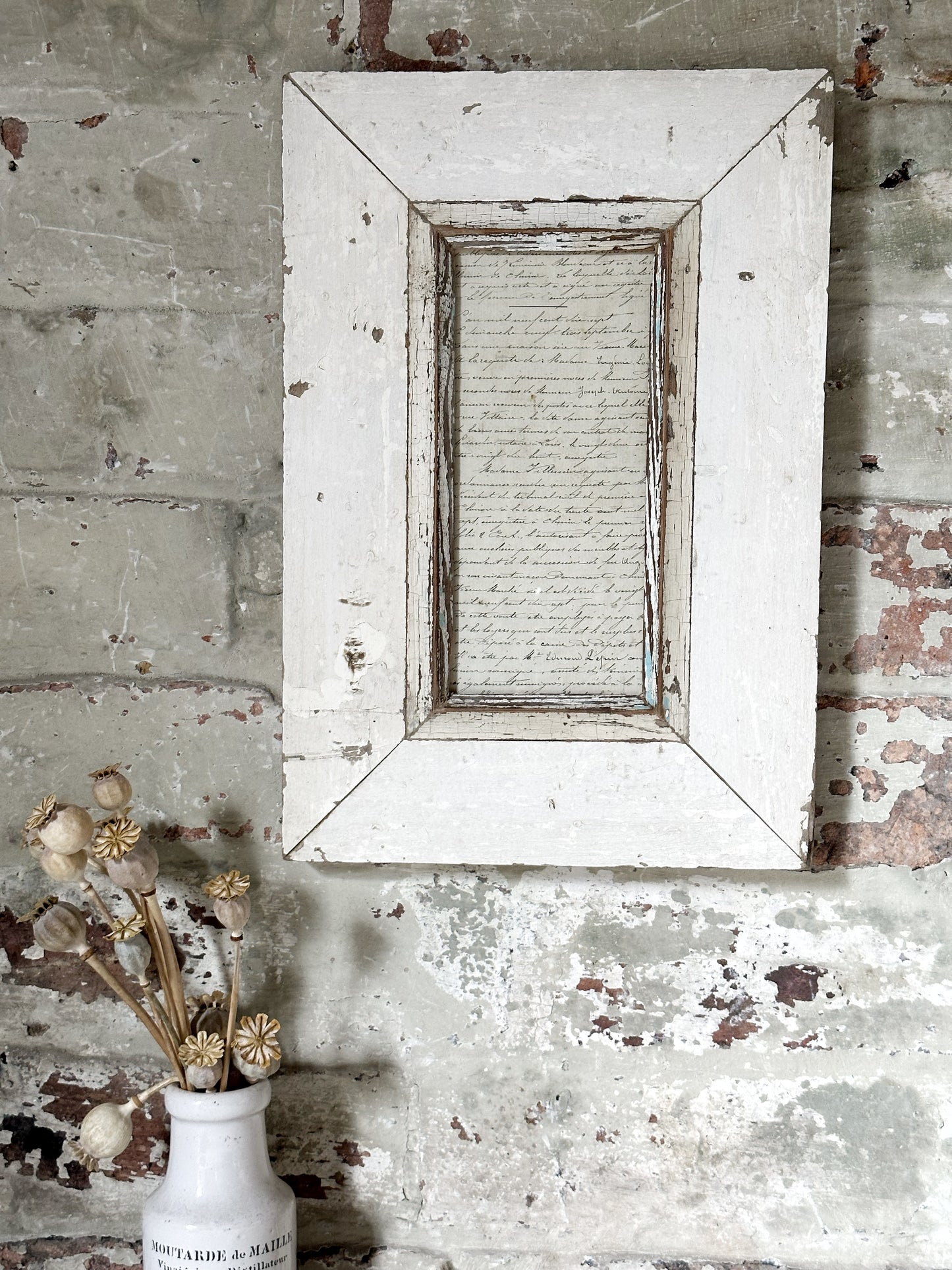 Recycled Wooden Frame by Luna Design A6 Tall G