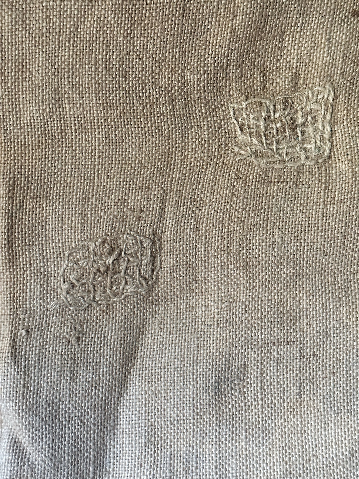 French antique hessian grain sack