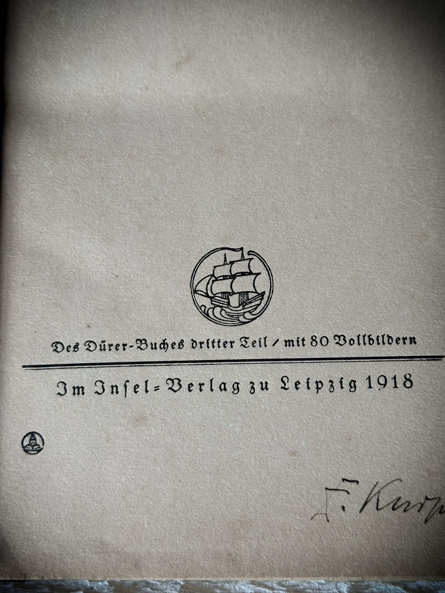 1920’s Albrecht Dűrers Handzeichnungen book