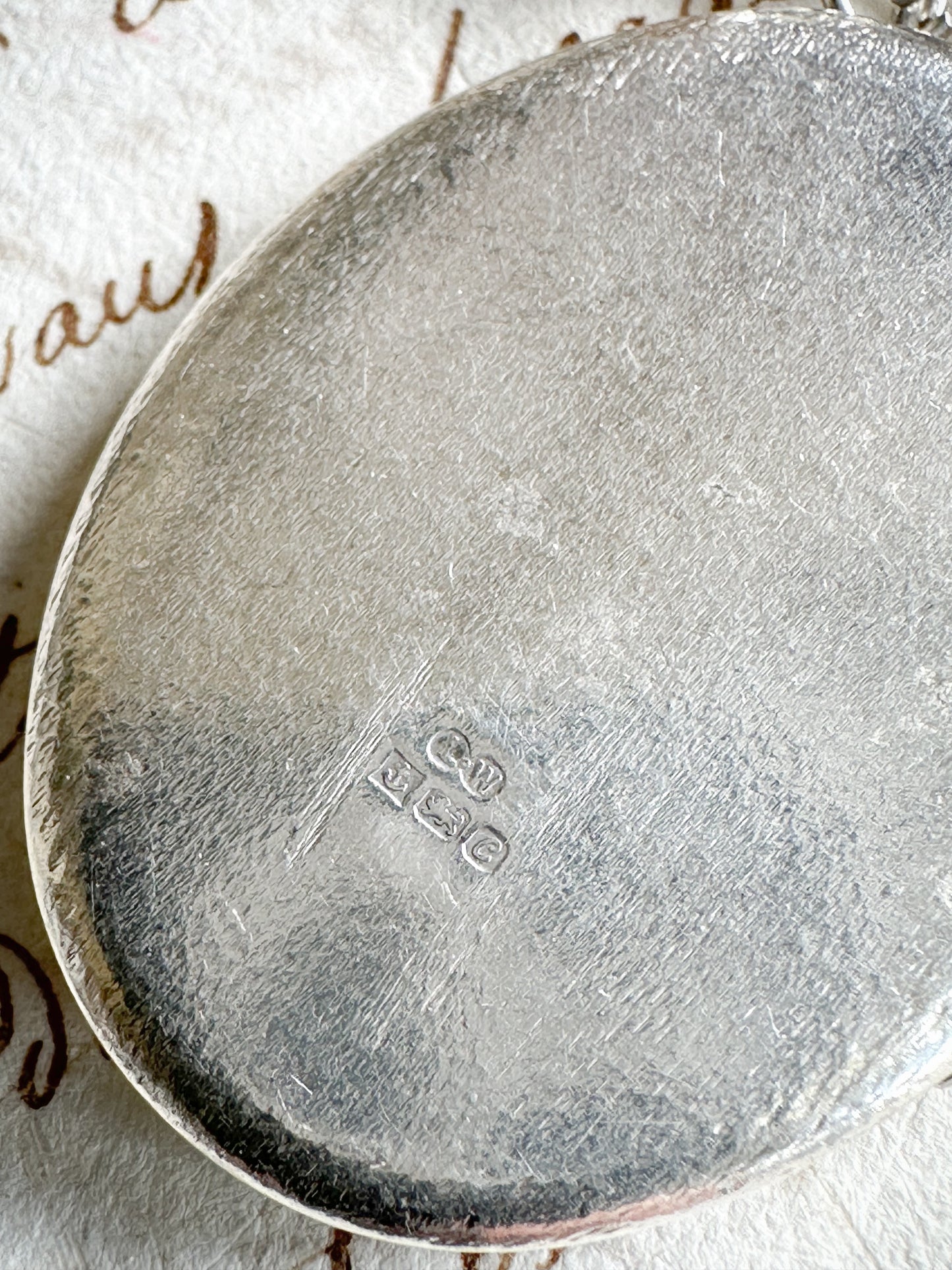 Found Object Vintage Silver Locket Necklace by Jealous Moon Jewellery