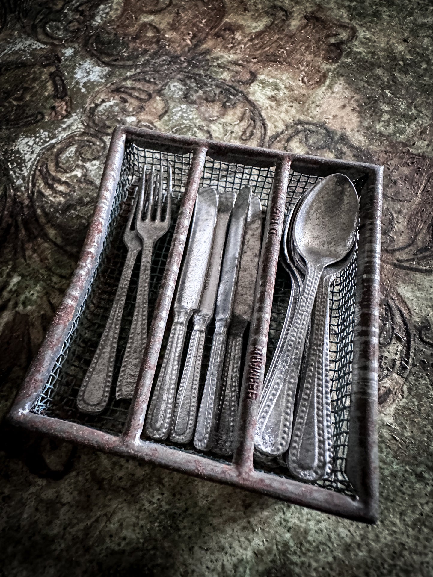 Antique German Dolls House Cutlery Set c.1900