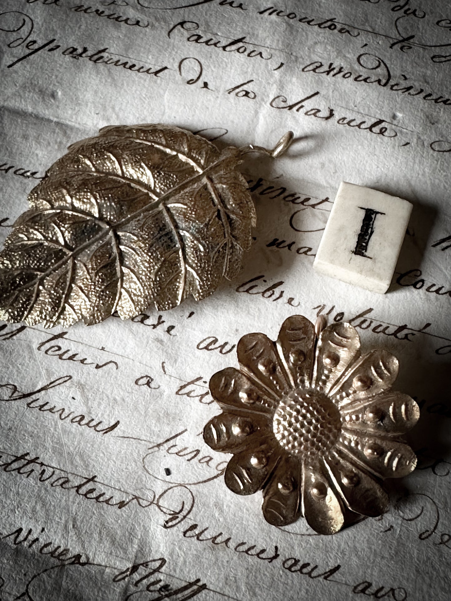 A pair of beautiful antique French globe de mairee fragments #