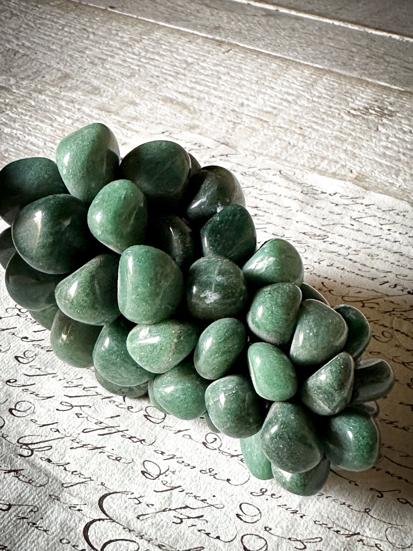 Vintage Jade Bunch of Grapes