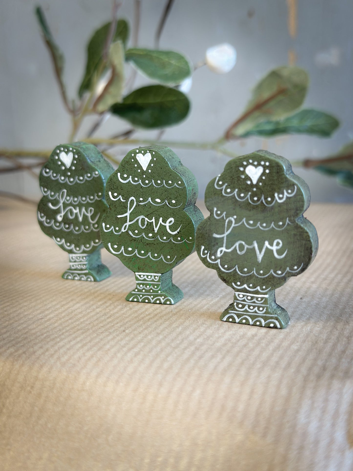 A Vintage German Reworked Erzgebirge Tree For A Christmas Putz Village