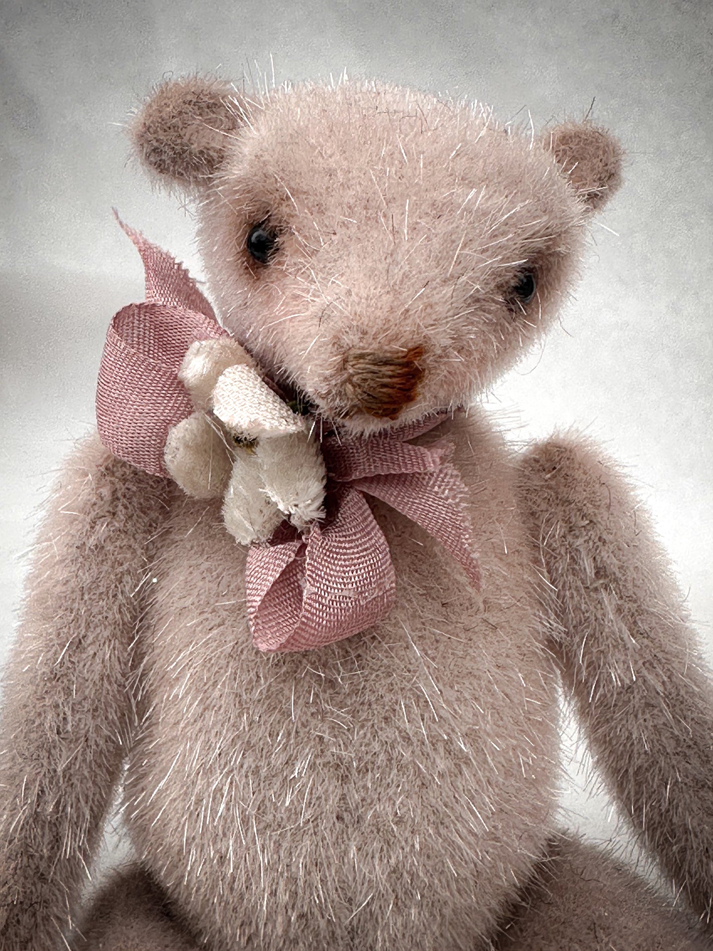 Handmade One of a Kind Mohair Art Teddy Bear by Goody Two Shoes