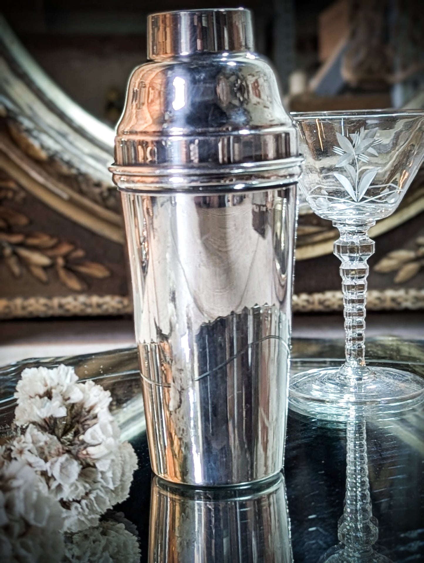 A wonderful 1920’s Silver Plated mini Cocktail Shaker