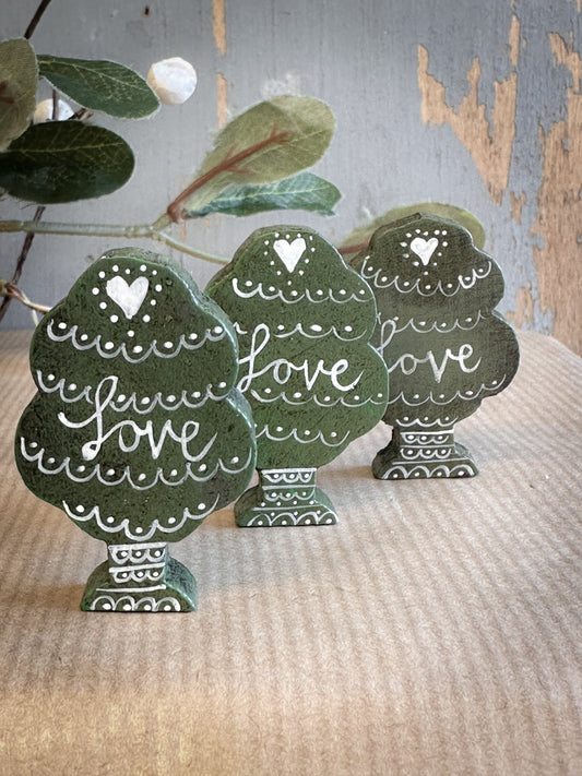 A Vintage German Reworked Erzgebirge Tree For A Christmas Putz Village